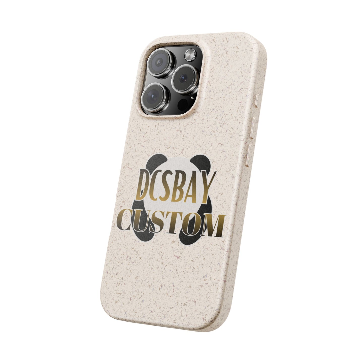 Biodegradable Panda Phone Case — Eco-Friendly Customizable iPhone Cover