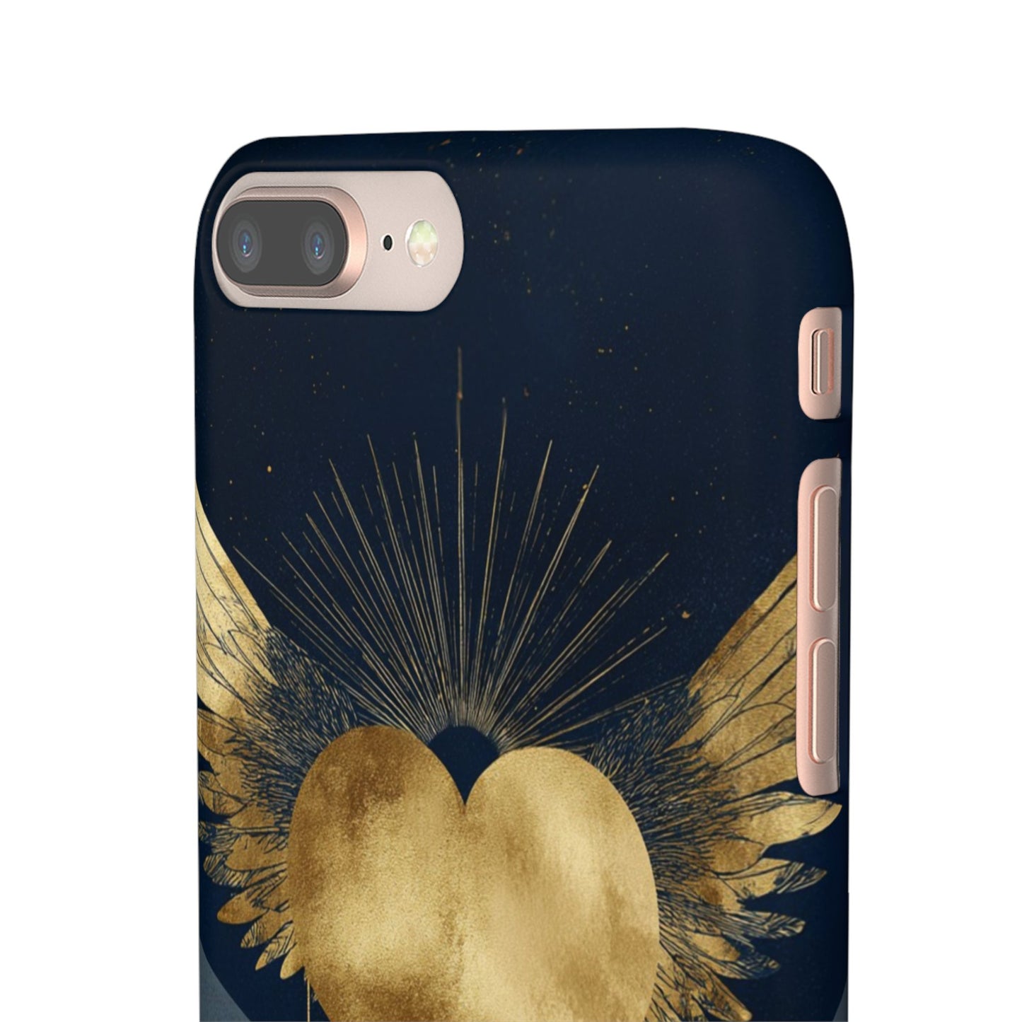 Heart Wing Snap Case, Elegant Phone Cover, Unique Gift, Artistic Accessory, Protective Case for Love and Romance