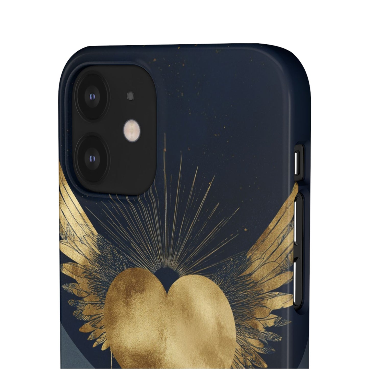 Heart Wing Snap Case, Elegant Phone Cover, Unique Gift, Artistic Accessory, Protective Case for Love and Romance