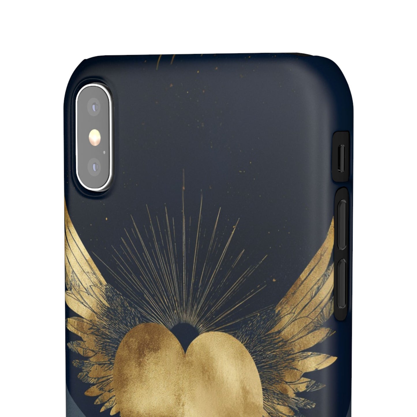 Heart Wing Snap Case, Elegant Phone Cover, Unique Gift, Artistic Accessory, Protective Case for Love and Romance