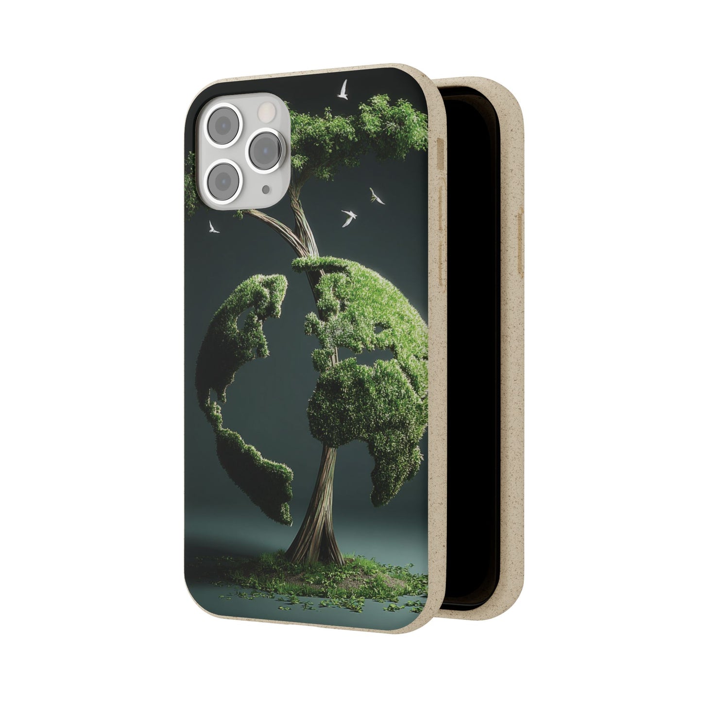 Eco-Friendly Phone Case with Nature Design, Sustainable iPhone Cover, Biodegradable Cellphone Accessories, Green Earth Gift, Earth Day [...]