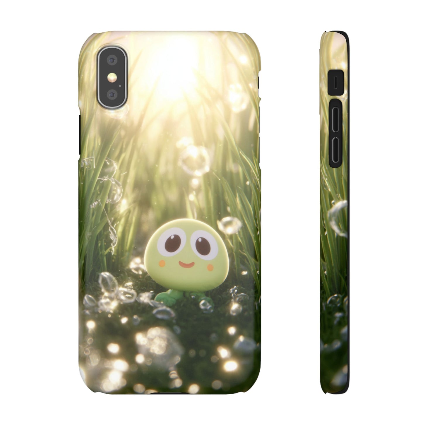 Cute Nature-Inspired Snap Case, Cartoon Phone Cover, Eco-Friendly Gift, Fun Accessory, Personalized Phone Case, Nature Lover's Gift