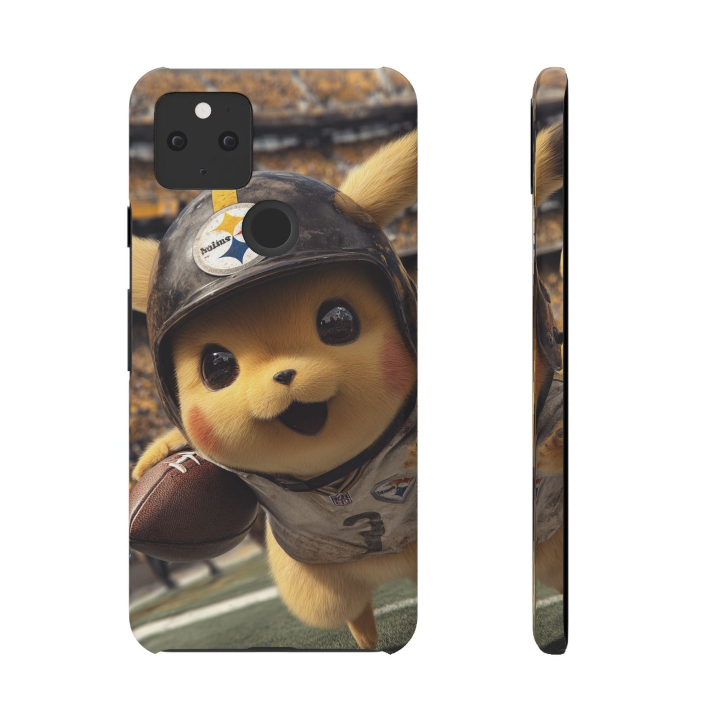 Fun Character Sports Snap Case, Phone Case, Fun Tech Accessory, Cute Gift for Gamers, Football Lovers, Kids.
