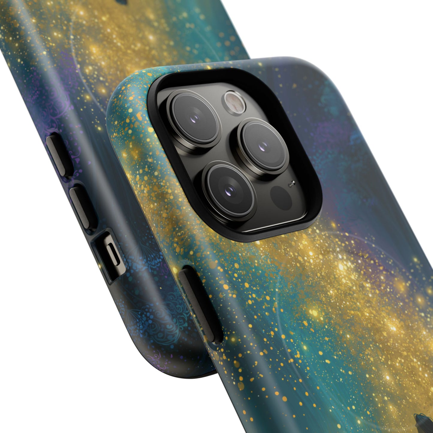 Mystical Nightfall Phone Case — Starry Silhouette Tough Magnetic Case