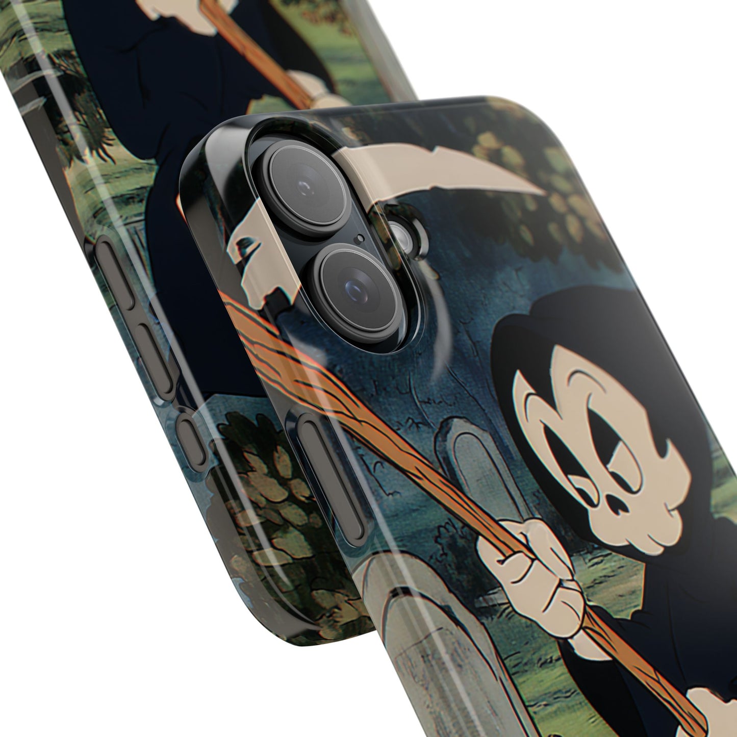 Grim Reaper Snap Case, Halloween Phone Case, Cute Death Phone Cover, Spooky Accessories, Unique Phone Protector