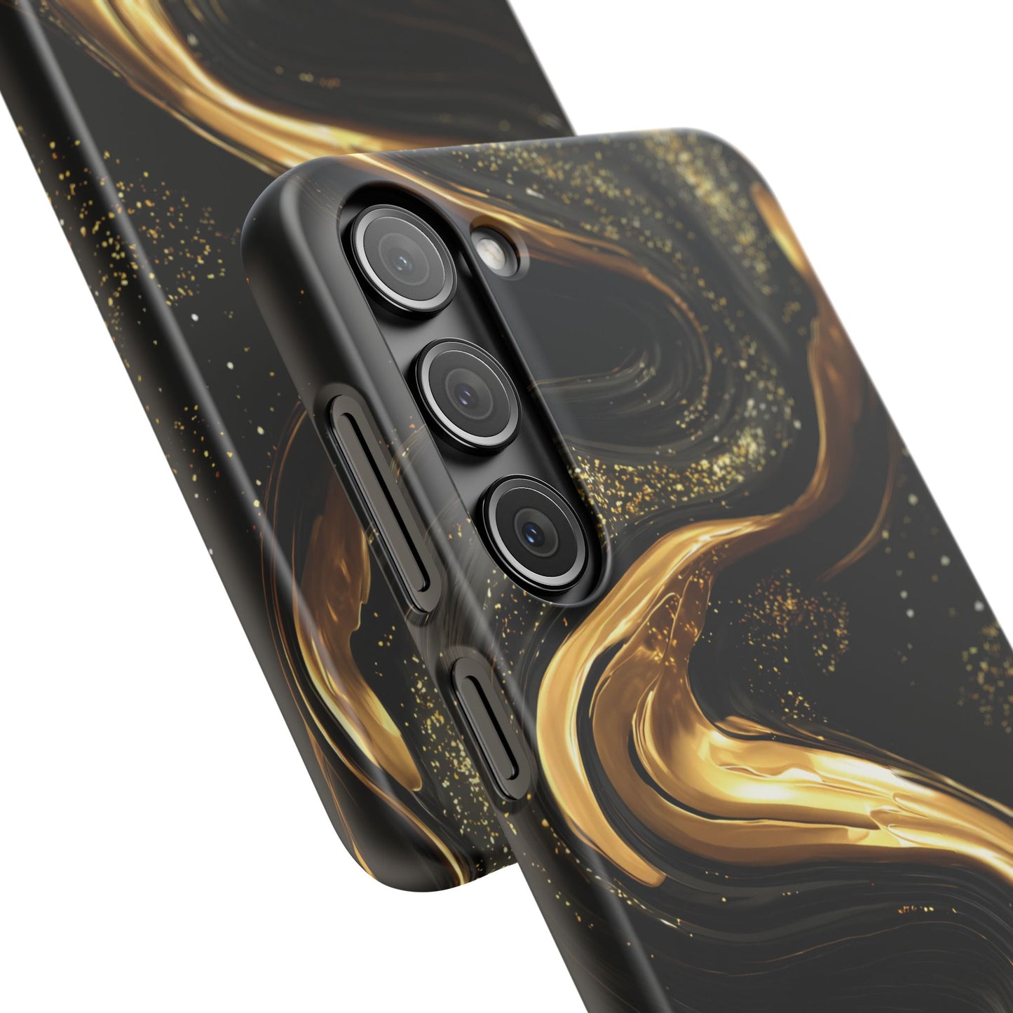 Elegant Gold Swirl Snap Case - Stylish Phone Cover, Modern Accessory, Gift for Her, Luxe Phone Case, Trendy Decor