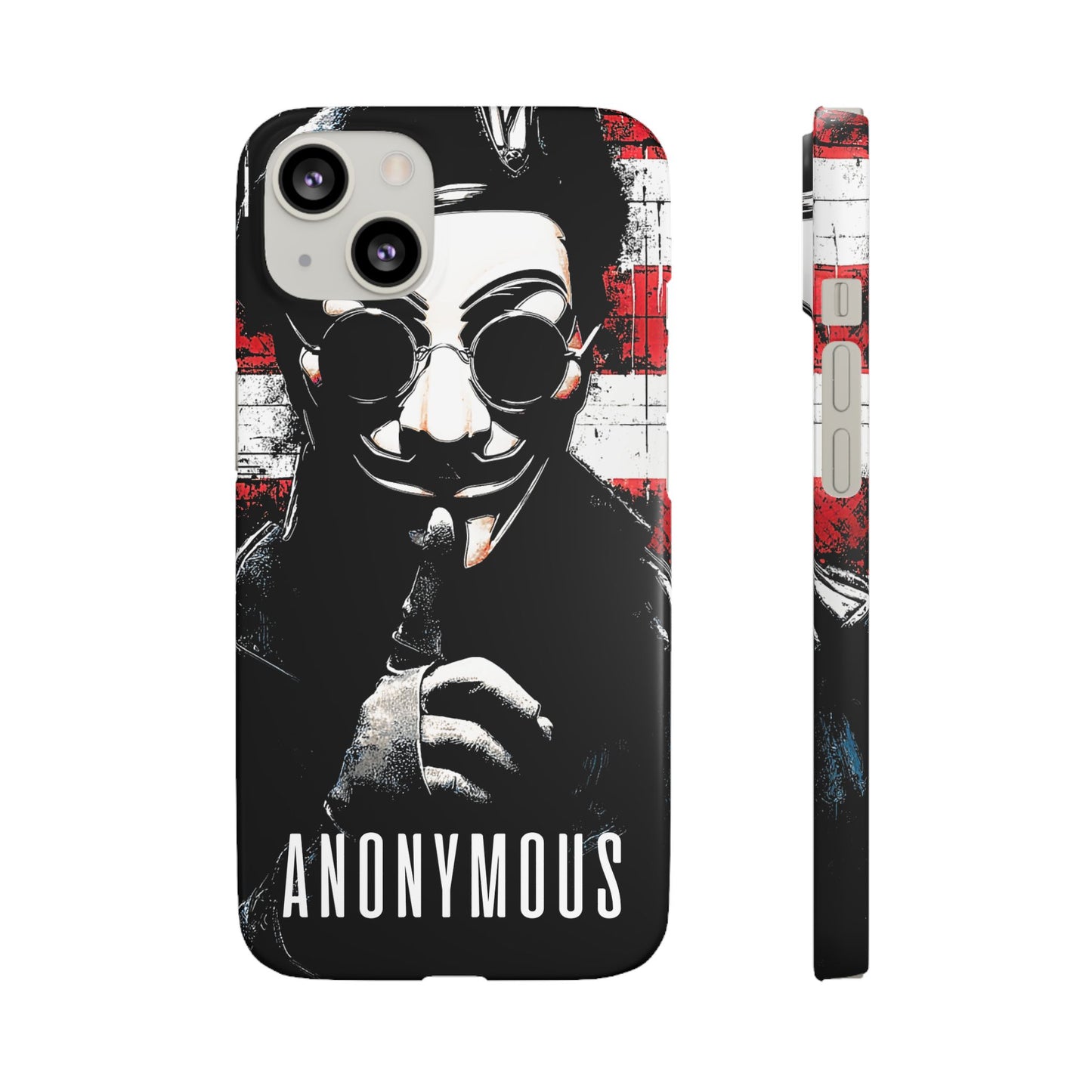 Anonimous & Guy Fawkes Art Snap Case and Protective Phone Cover For iPhone and Samsung