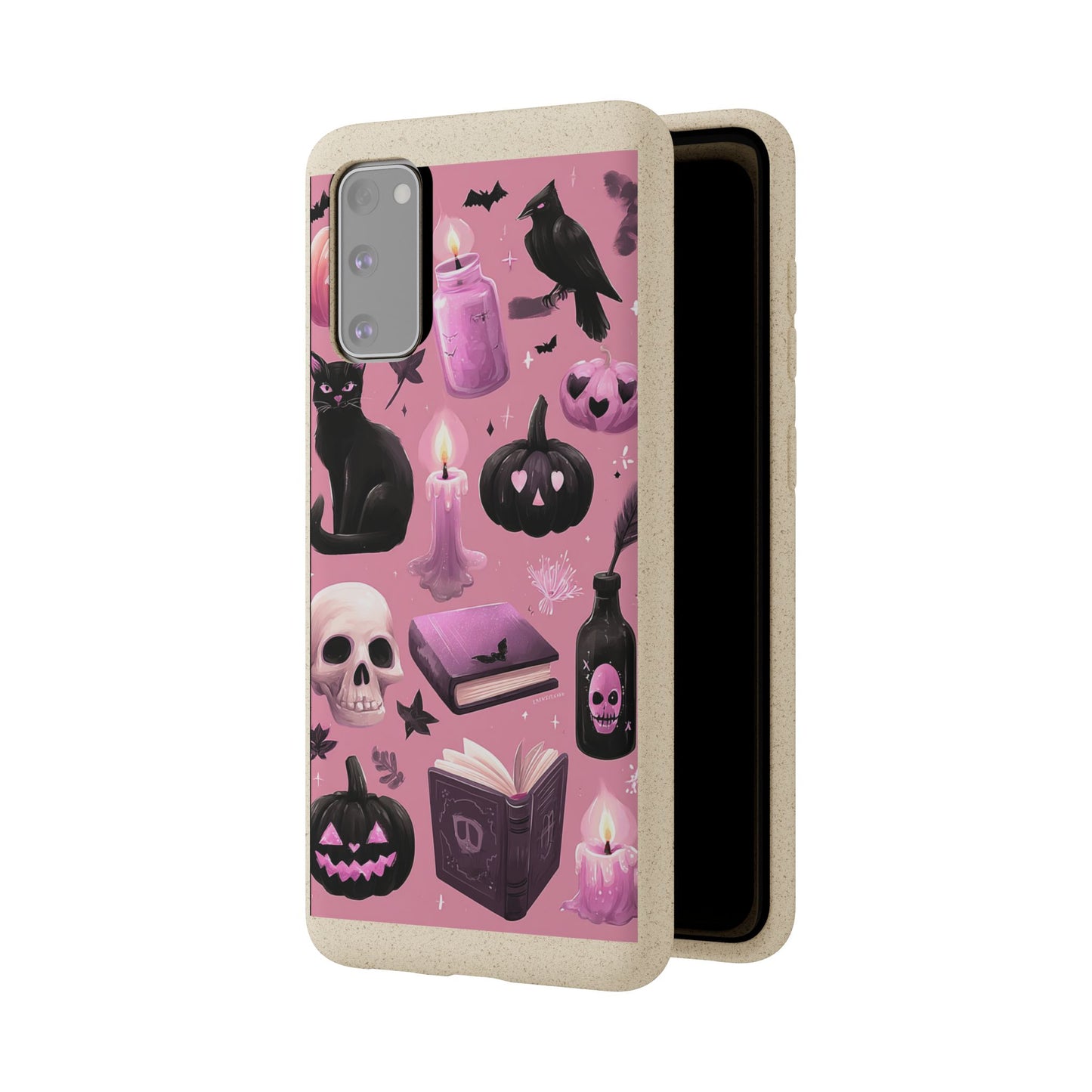 Halloween-Inspired Biodegradable Phone Case, Eco-Friendly Cell Phone Cover, Cute Goth Aesthetic Gift, Sustainable Halloween Decor, [...]