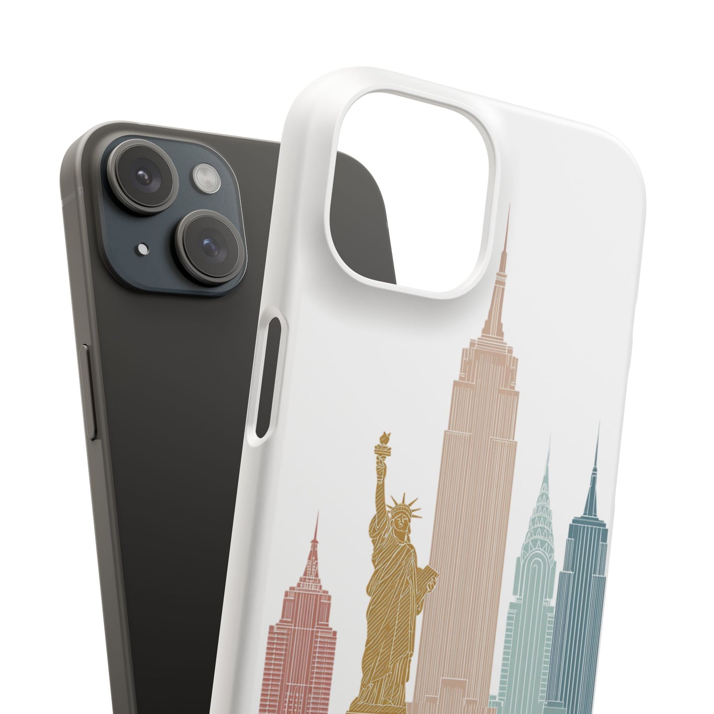 Stylish New York Snap Case, Urban Phone Cover, Cityscape Phone Case, Gift for Travelers, Trendy Protective Case