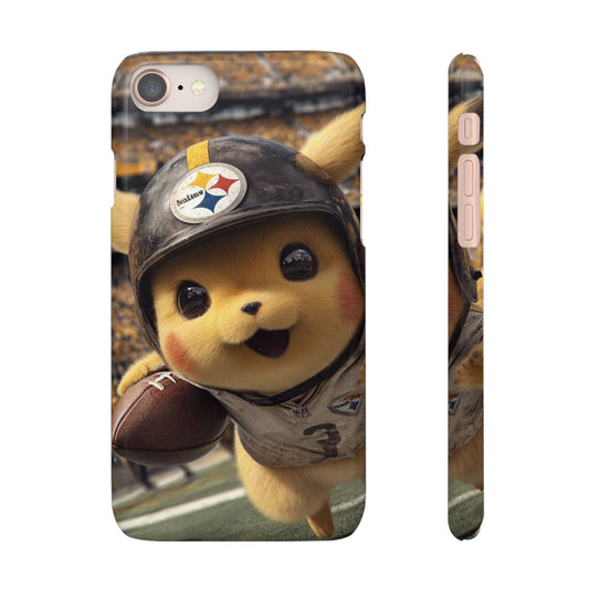 Fun Character Sports Snap Case, Phone Case, Fun Tech Accessory, Cute Gift for Gamers, Football Lovers, Kids.