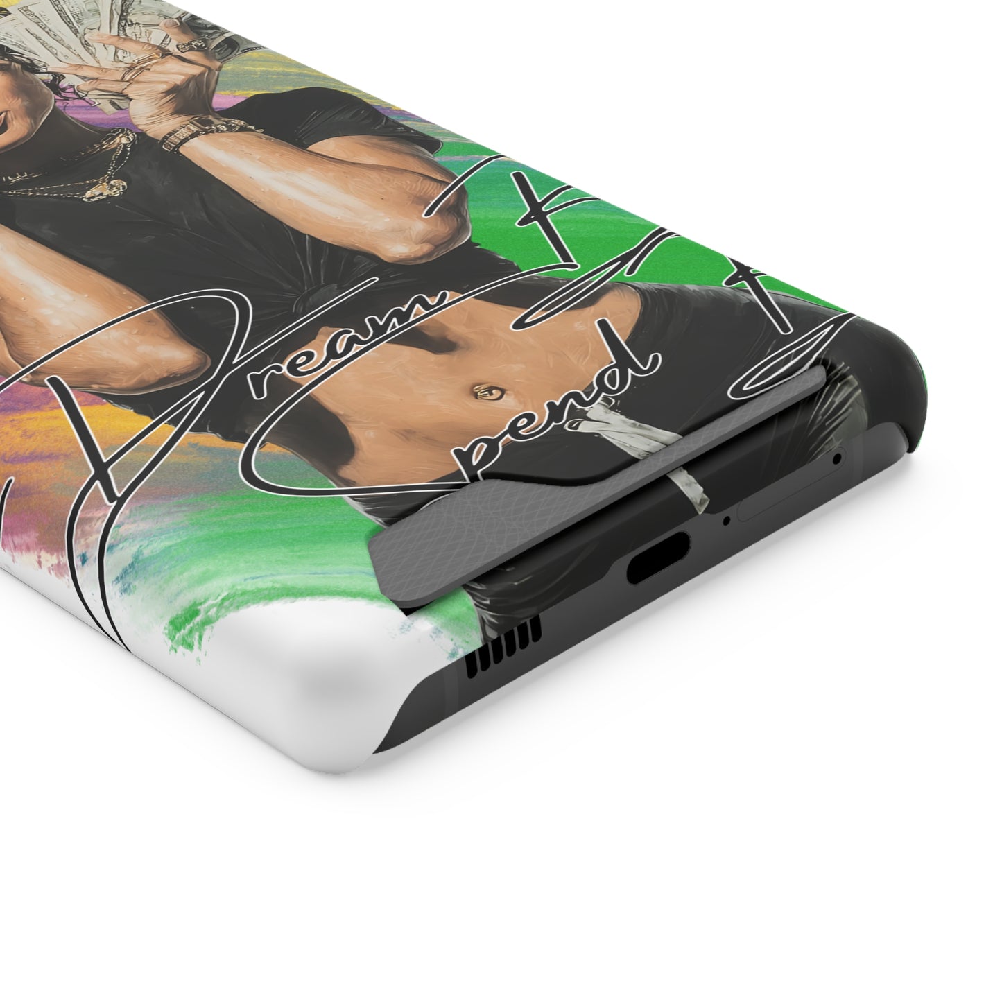 Vibrant Phone Case with Card Holder - Dream Big, Stylish Accessory for Teens & Young Adults, Perfect Gift for Birthdays, Graduations, [...]