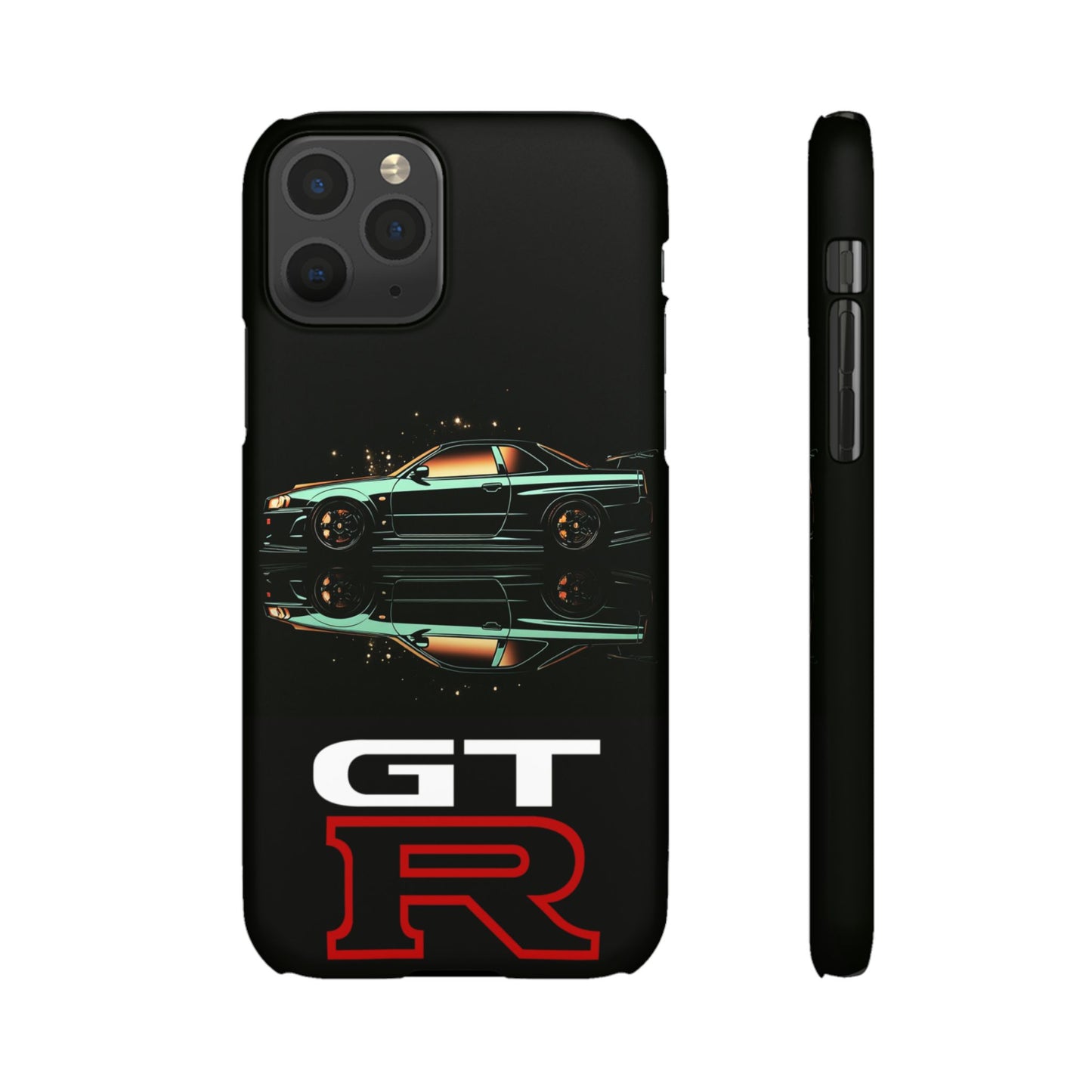 Green Skyleine R34 GTR Art Snap Case and Protective Phone Cover For iPhone and Samsung