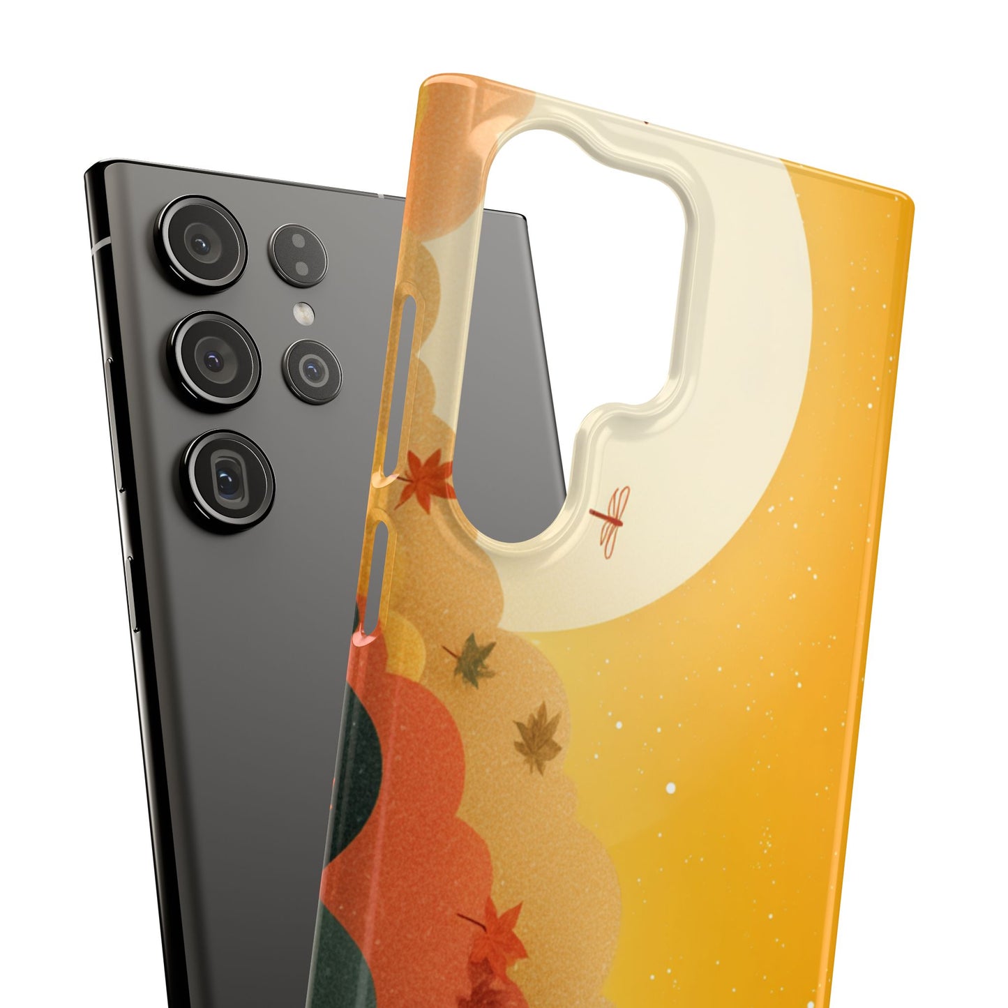 Autumn Sunset Snap Case, Fall Phone Cover, Nature-Themed Accessory, Gift for Her, Seasonal Aesthetic