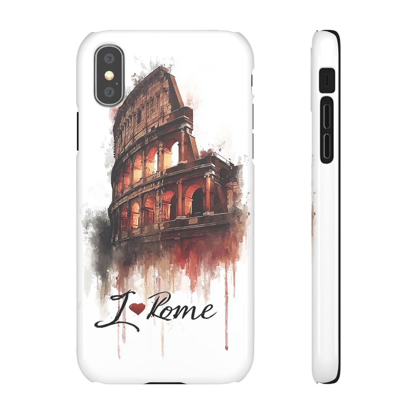 I Love Rome Snap Cases, Urban Phone Covers, Travel Accessories, Gift for Travelers, City Love Merch