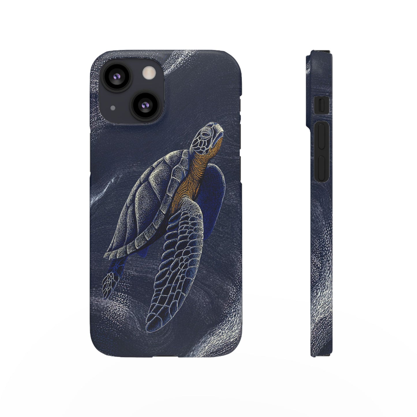 Marine Turtle Snap Case for Nature Lovers Phone Covers For Iphones and Samsungs Customization