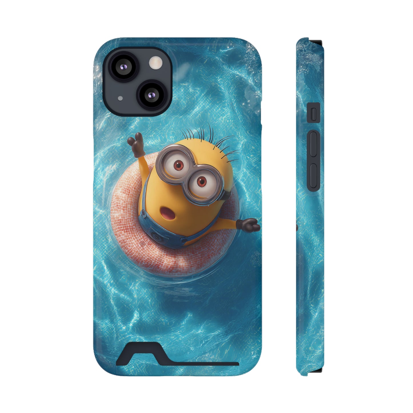 Minion Phone Case with Card Holder, Fun and Functional Accessory for Kids, Smartphone Case, Gift for Minion Fans, Unique Mobile Cover, [...]