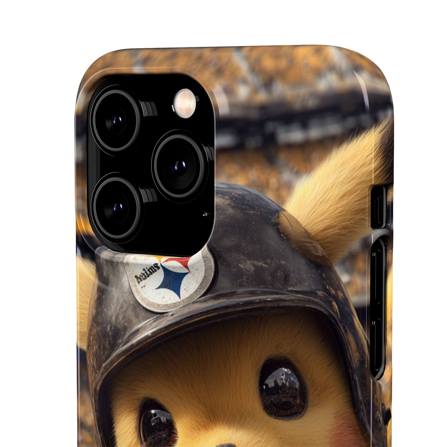 Fun Character Sports Snap Case, Phone Case, Fun Tech Accessory, Cute Gift for Gamers, Football Lovers, Kids.
