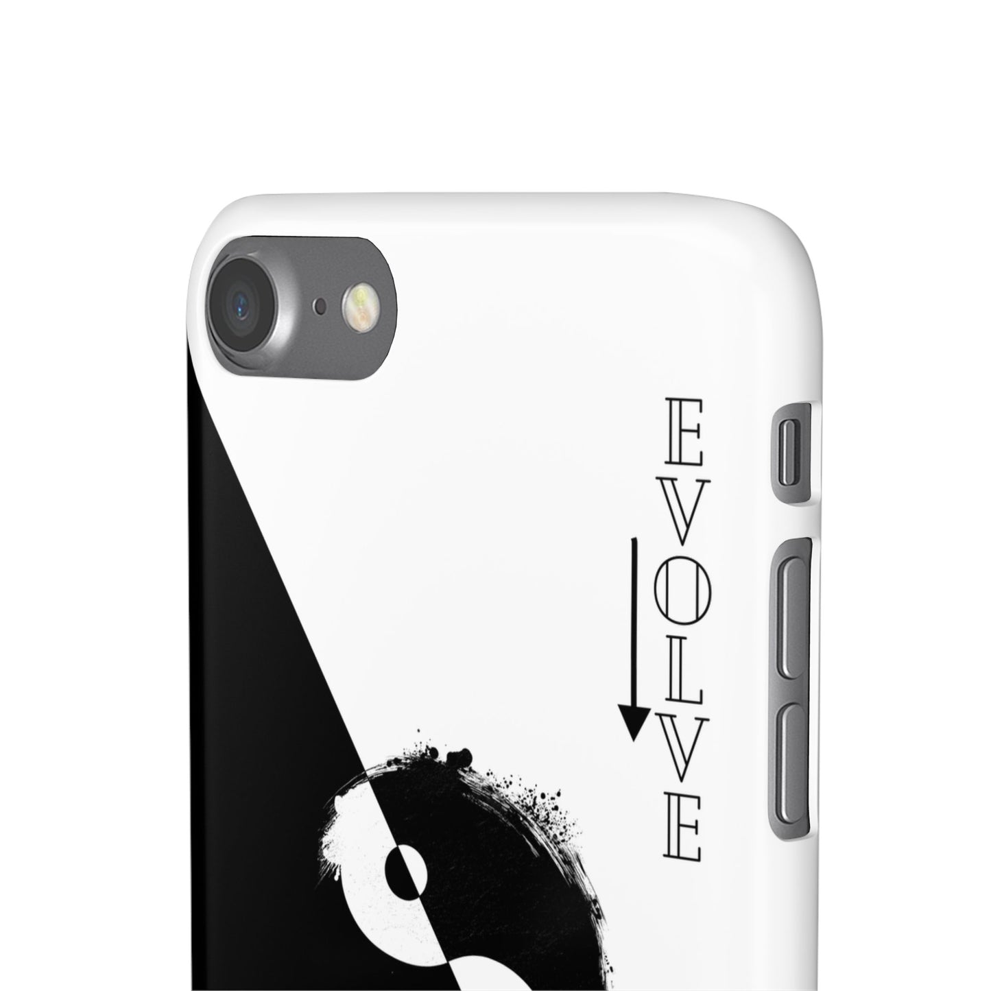 Yin Yang Evolve Black and White Snap Case Cover for iPhone and Samsung
