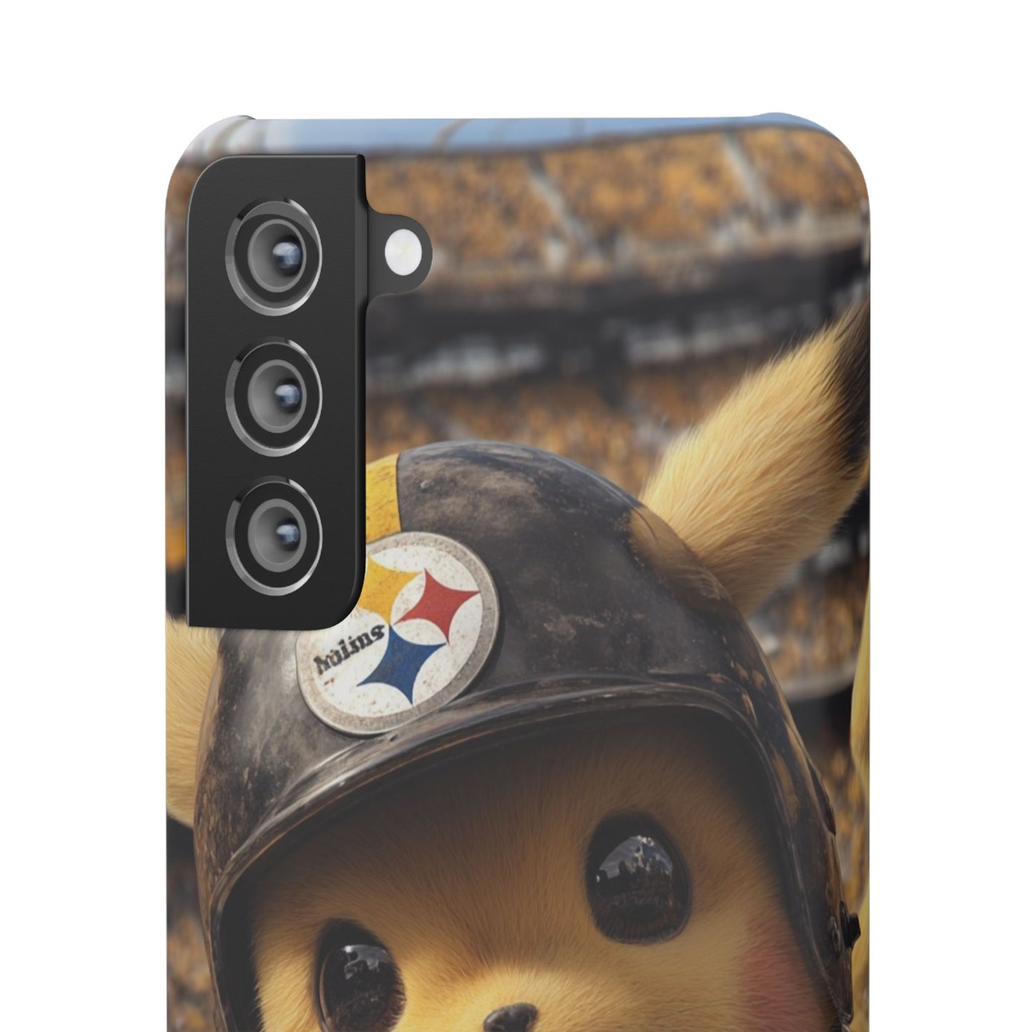 Fun Character Sports Snap Case, Phone Case, Fun Tech Accessory, Cute Gift for Gamers, Football Lovers, Kids.