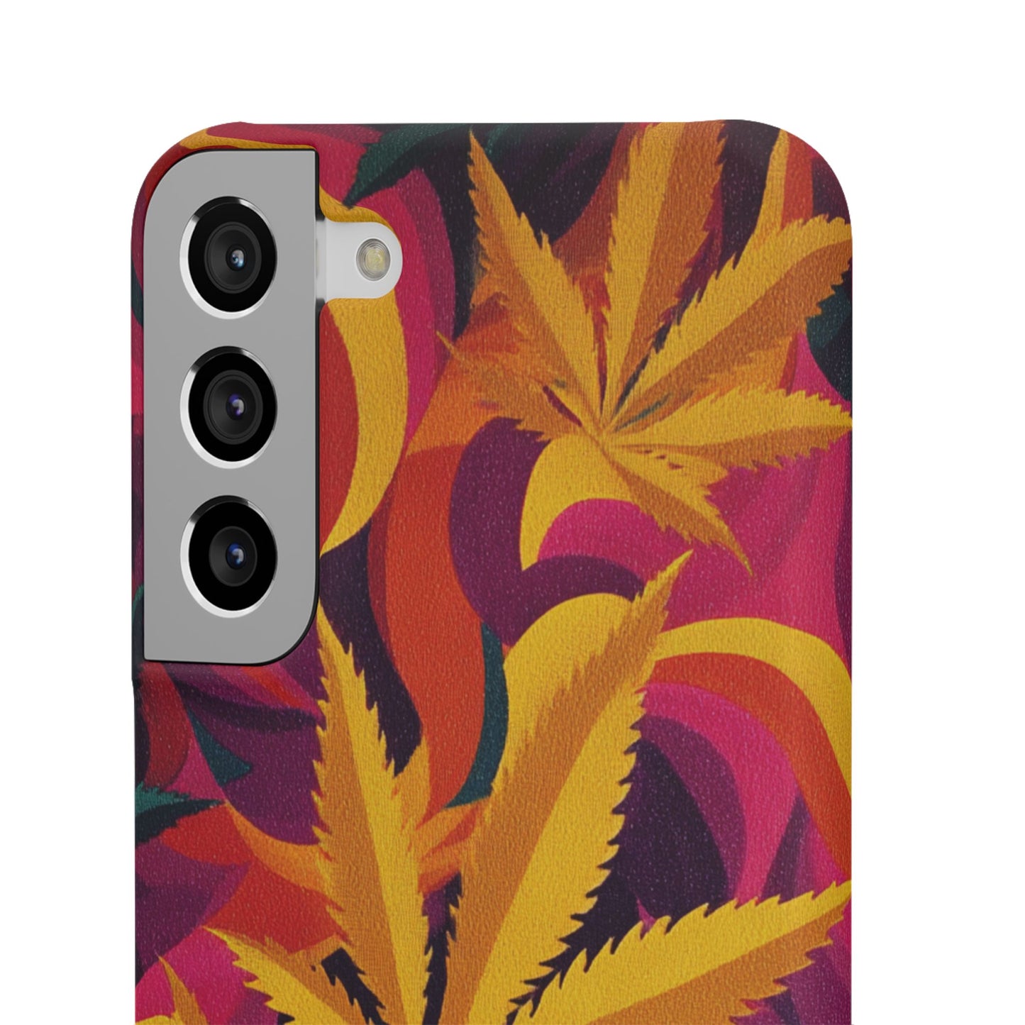 Autumn Vibe Cannabis Snap Case for IPhones and Samsungs Custom