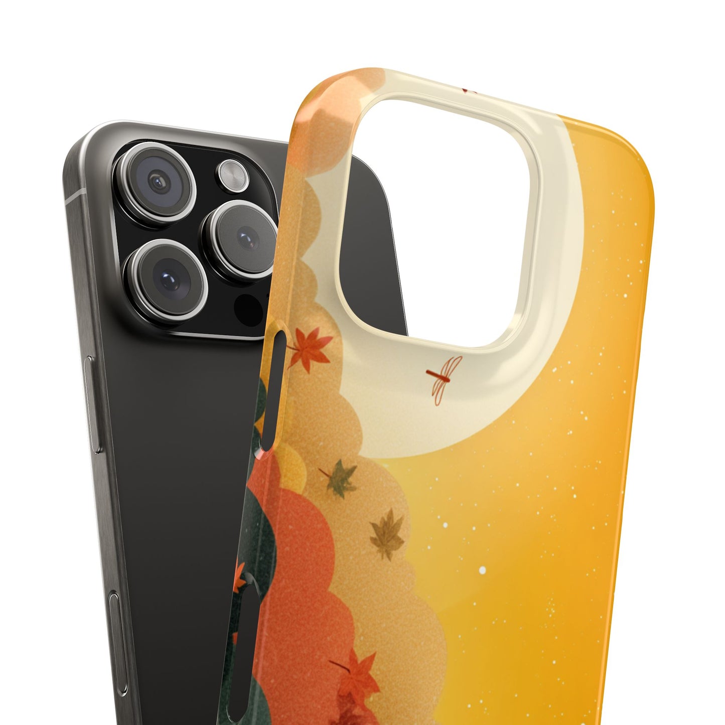 Autumn Sunset Snap Case, Fall Phone Cover, Nature-Themed Accessory, Gift for Her, Seasonal Aesthetic