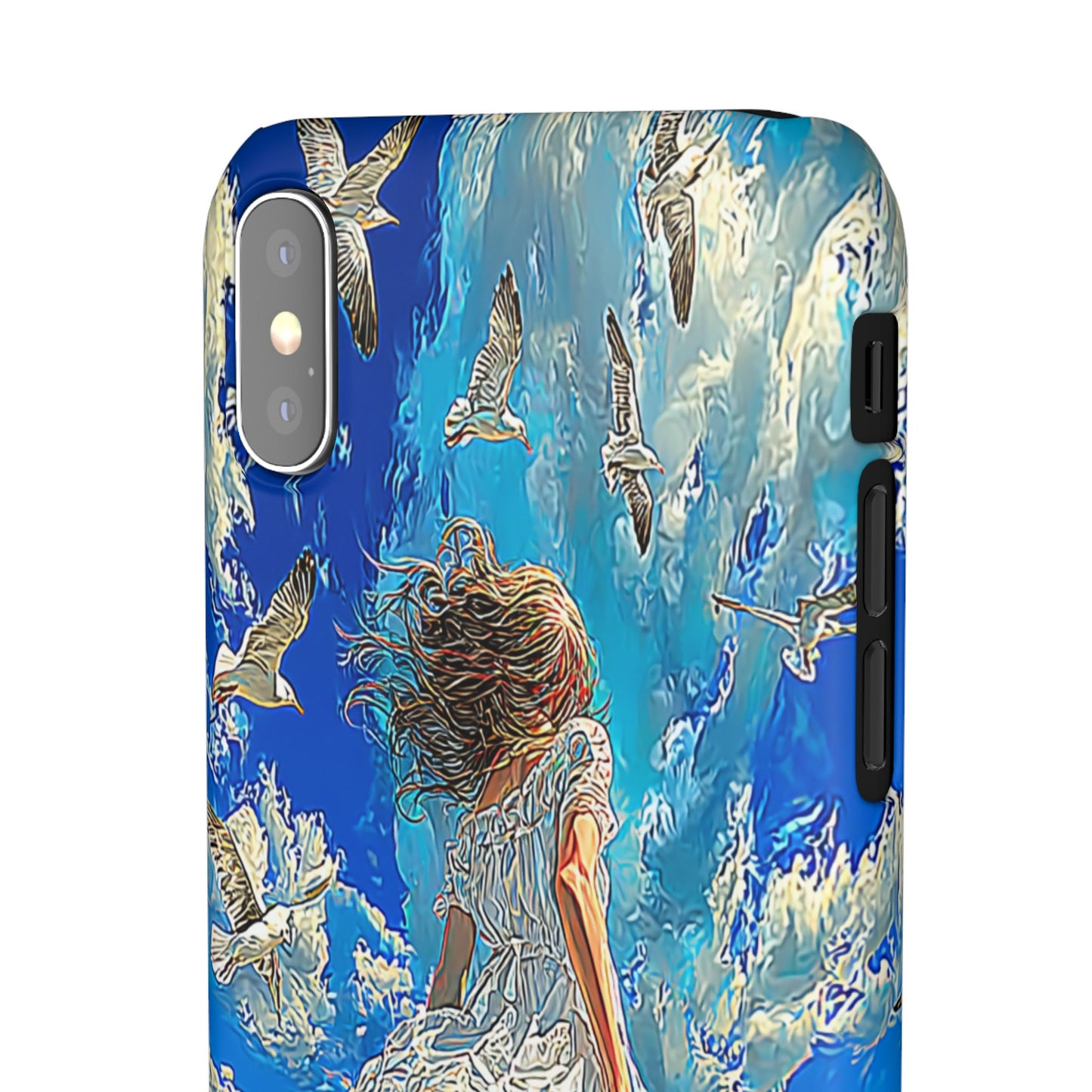 Dreamy Seaside Snap Case, Ocean Waves Phone Cover, Summer Vibe Gift, Cute Aesthetic Accessory, Beach Lover Case