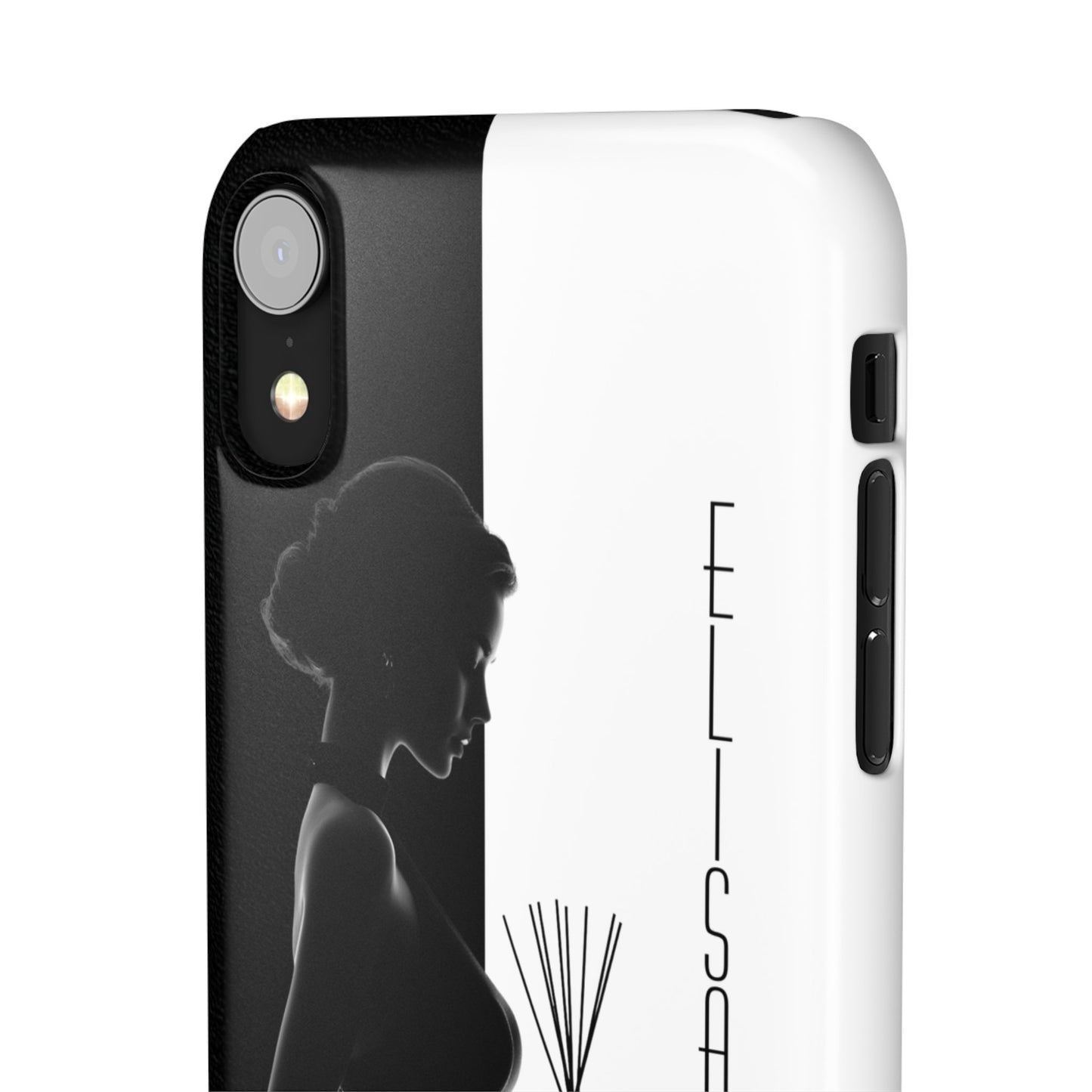 Custom Black and White Snap Case for Women Phone Cover for iPhone and Samsung