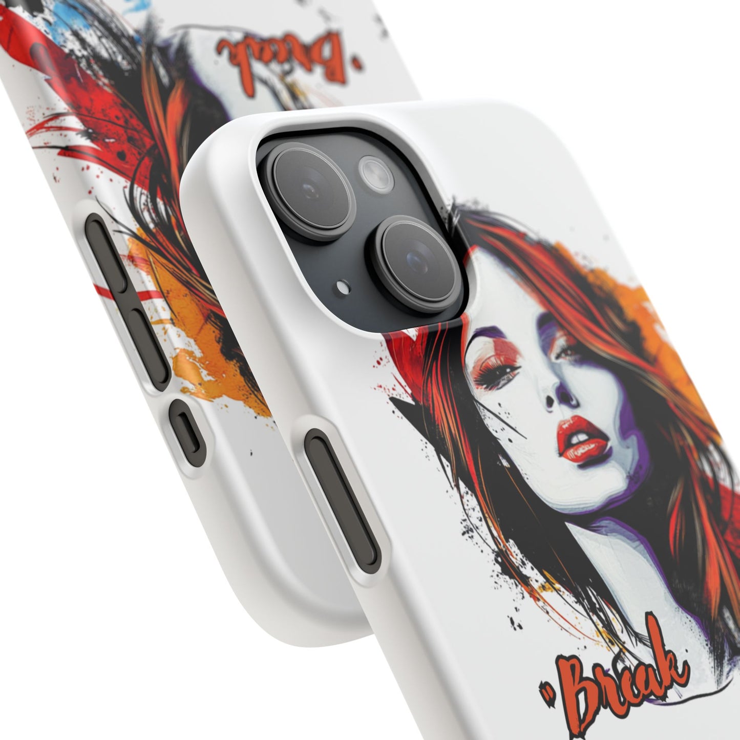 Empowering Art Snap Cases, Phone Cover, Break the Chains of Silence, Unique Gift, Inspirational Tech Accessories