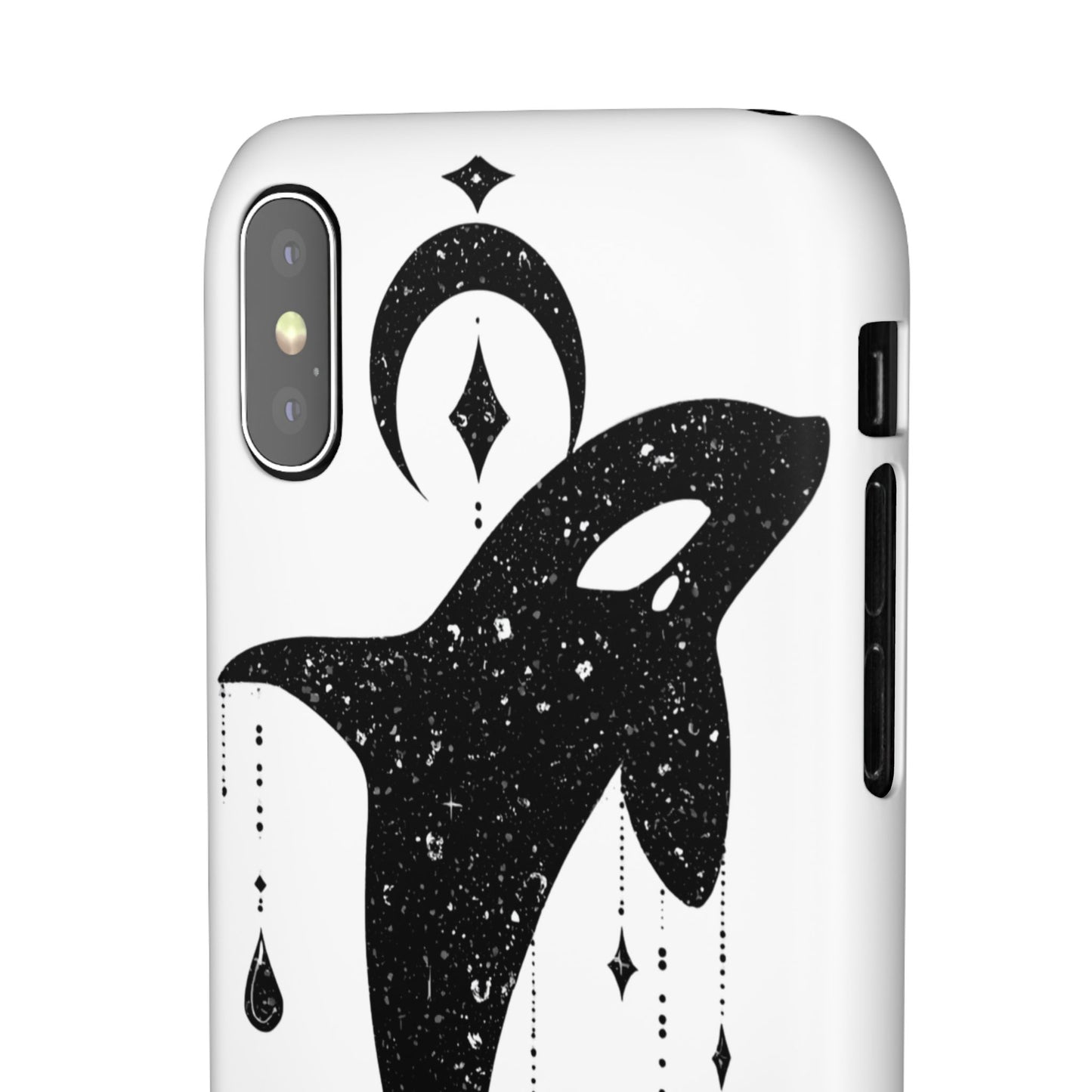 Celestial Orca Snap Case | Phone Cover, Whale Lover Gift, Cosmic Decor, Unique Art, Ocean Vibe