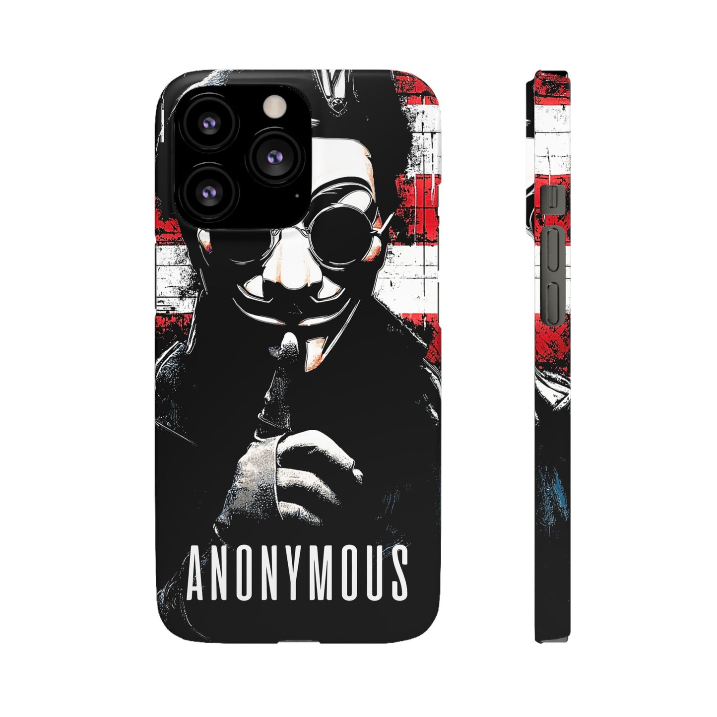 Anonimous & Guy Fawkes Art Snap Case and Protective Phone Cover For iPhone and Samsung