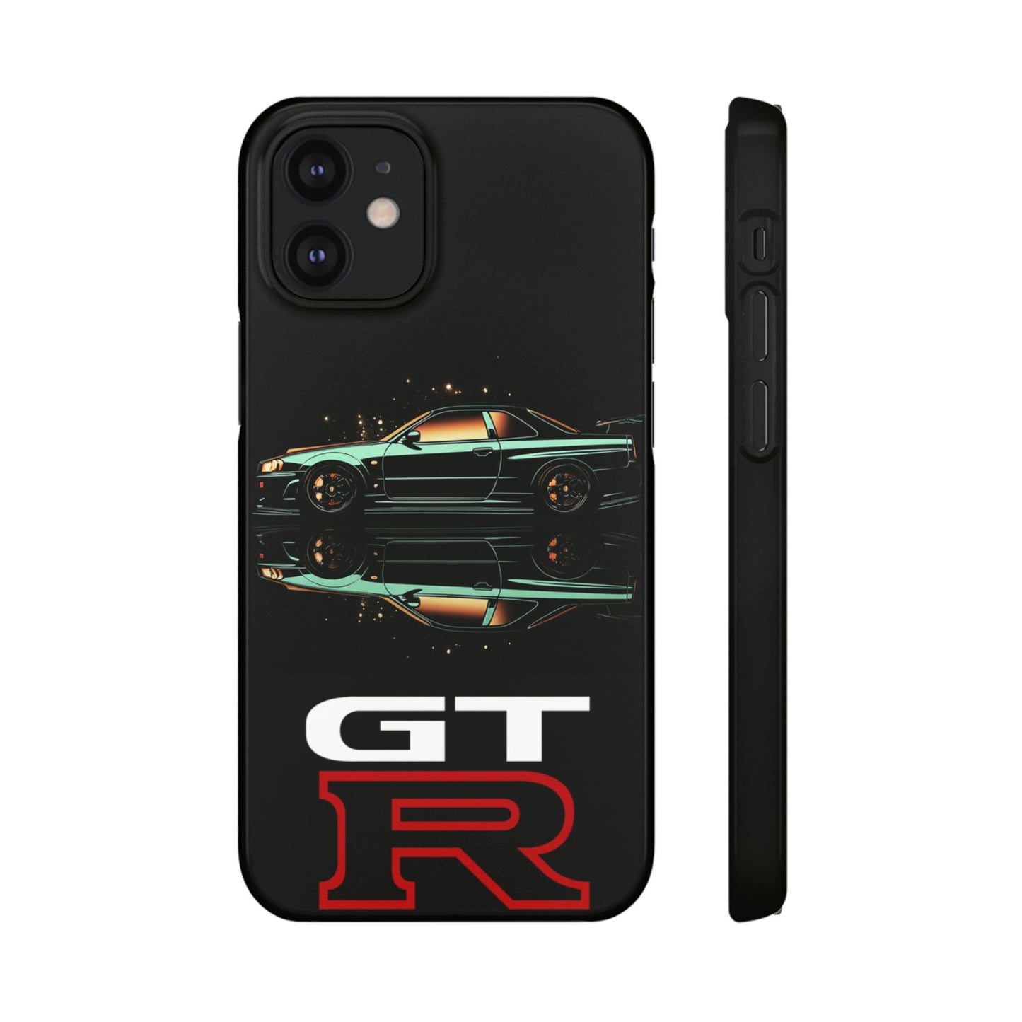 Green Skyleine R34 GTR Art Snap Case and Protective Phone Cover For iPhone and Samsung