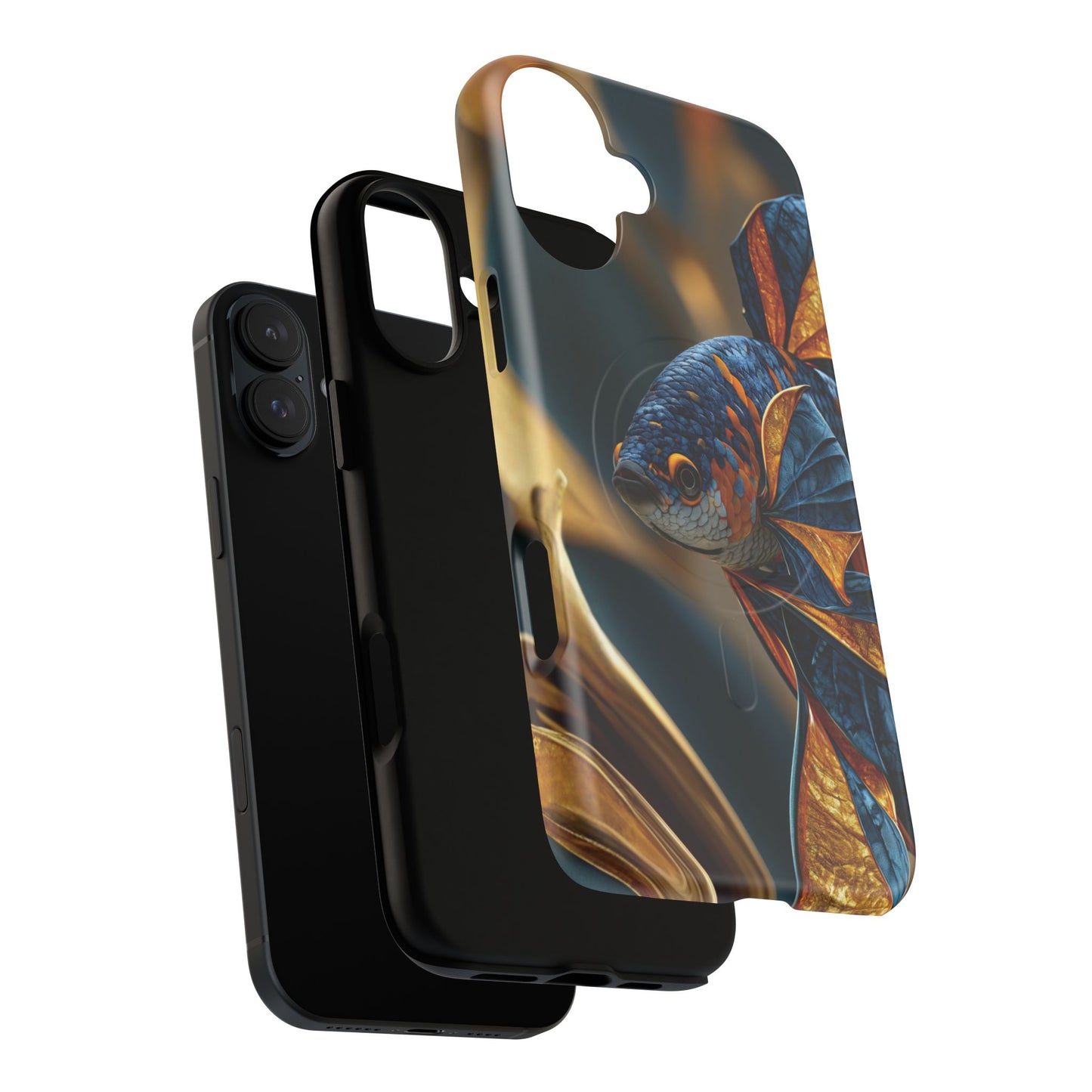 Koi Fish Tough Magnetic Phone Case — Protective Artistic Fish Design