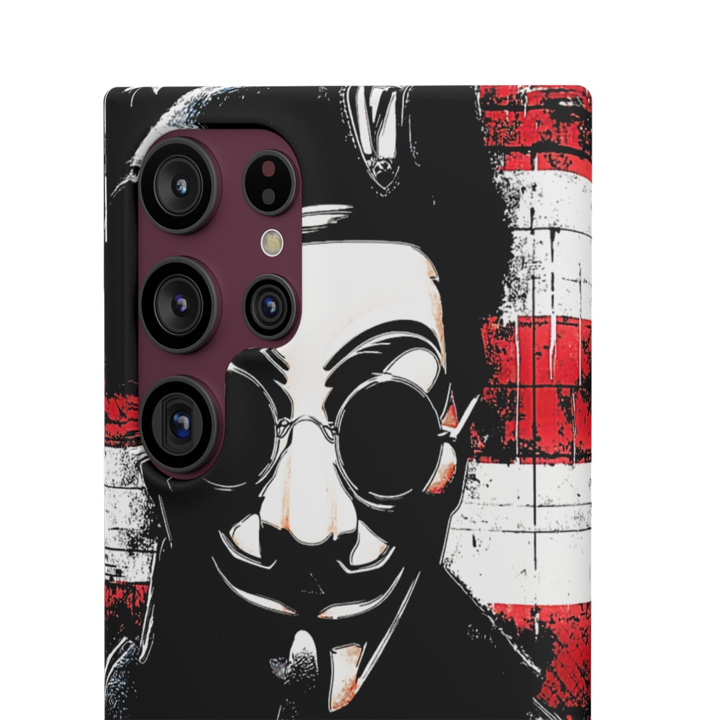 Anonimous & Guy Fawkes Art Snap Case and Protective Phone Cover For iPhone and Samsung