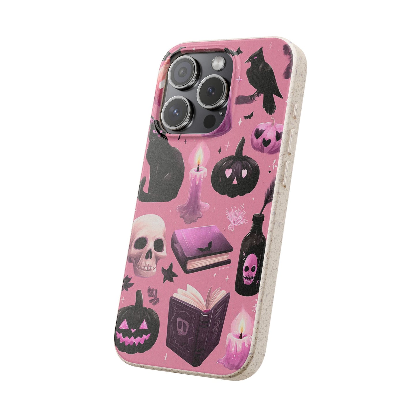 Halloween-Inspired Biodegradable Phone Case, Eco-Friendly Cell Phone Cover, Cute Goth Aesthetic Gift, Sustainable Halloween Decor, [...]