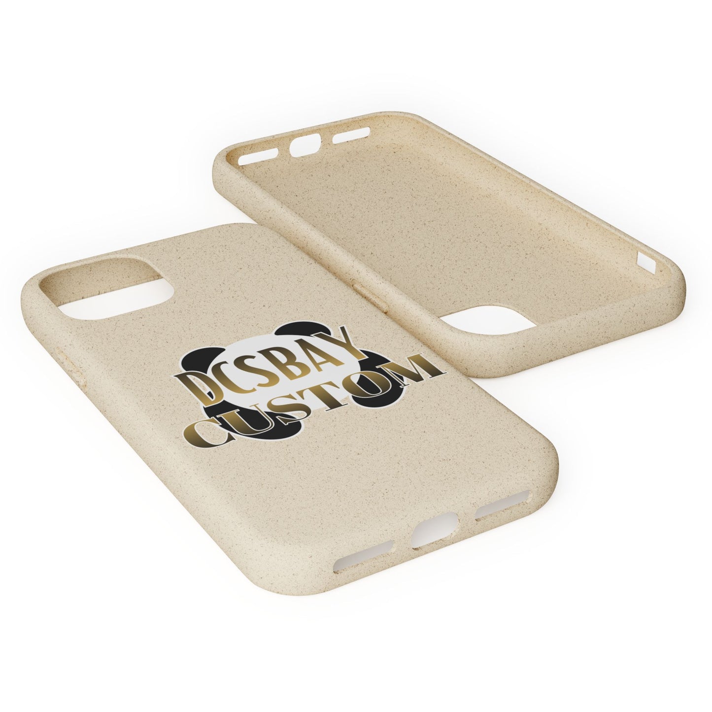 Biodegradable Panda Phone Case — Eco-Friendly Customizable iPhone Cover