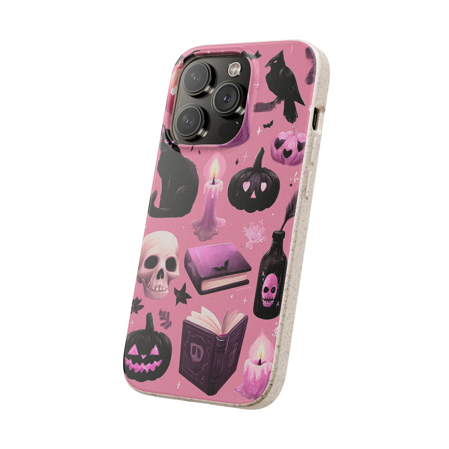 Halloween-Inspired Biodegradable Phone Case, Eco-Friendly Cell Phone Cover, Cute Goth Aesthetic Gift, Sustainable Halloween Decor, [...]