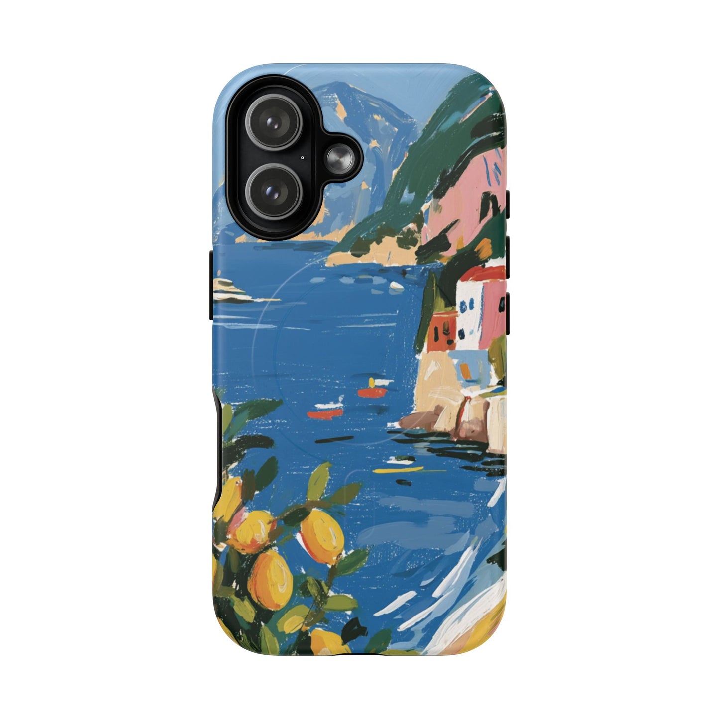Mediterranean Coastal Phone Case – Tough Magnetic Protective Cover