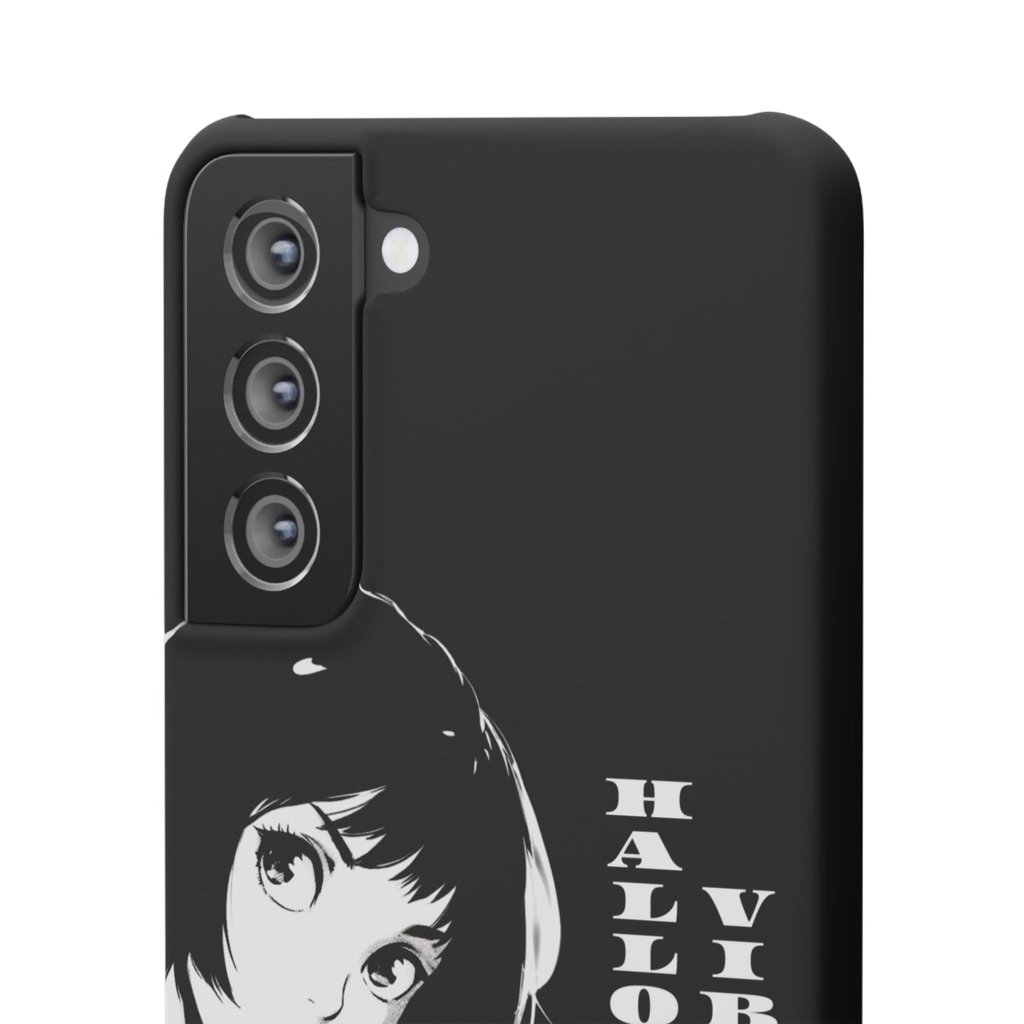 Halloween Vibes Snap Case Black and White Protective Phone Cover for iPhone and Samsung