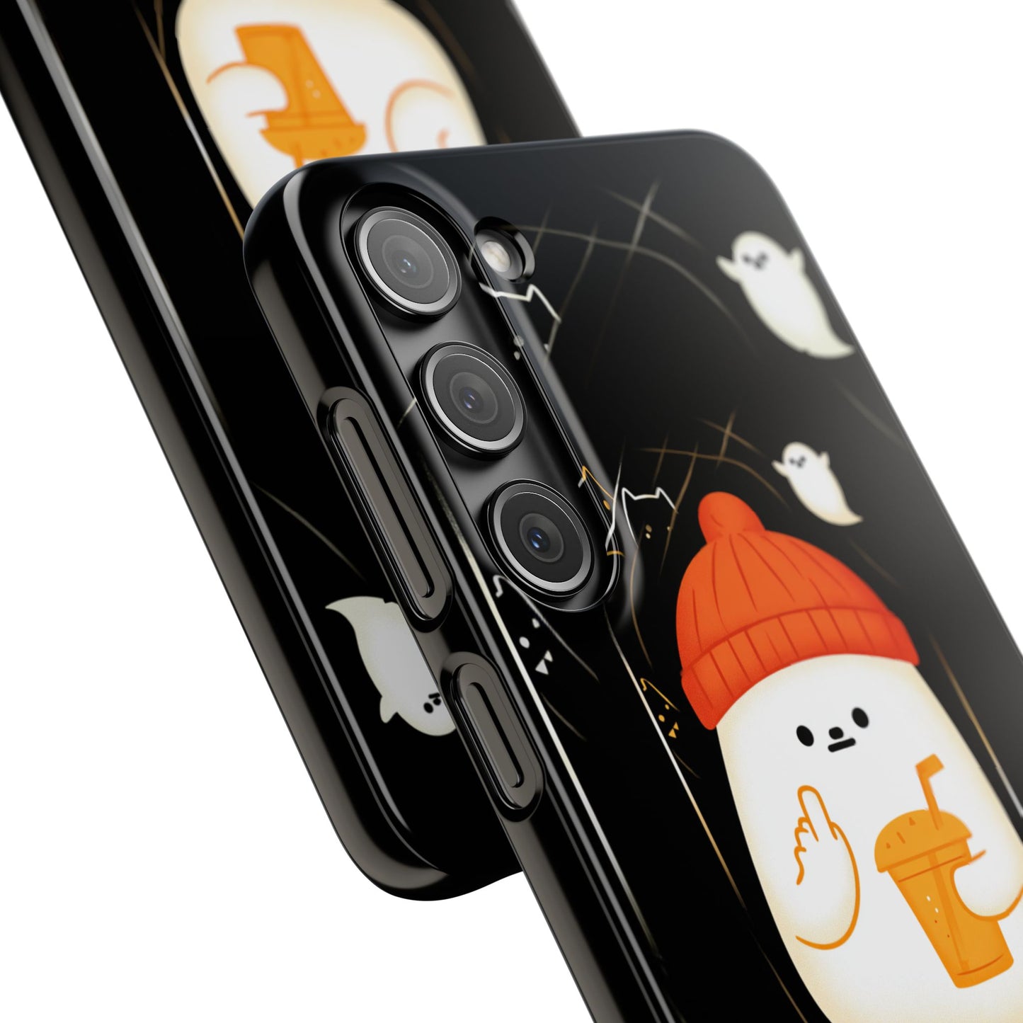 Spook You Halloween Ghost Snap Case Kawaii Protective Phone Cover for iPhone and Samsung