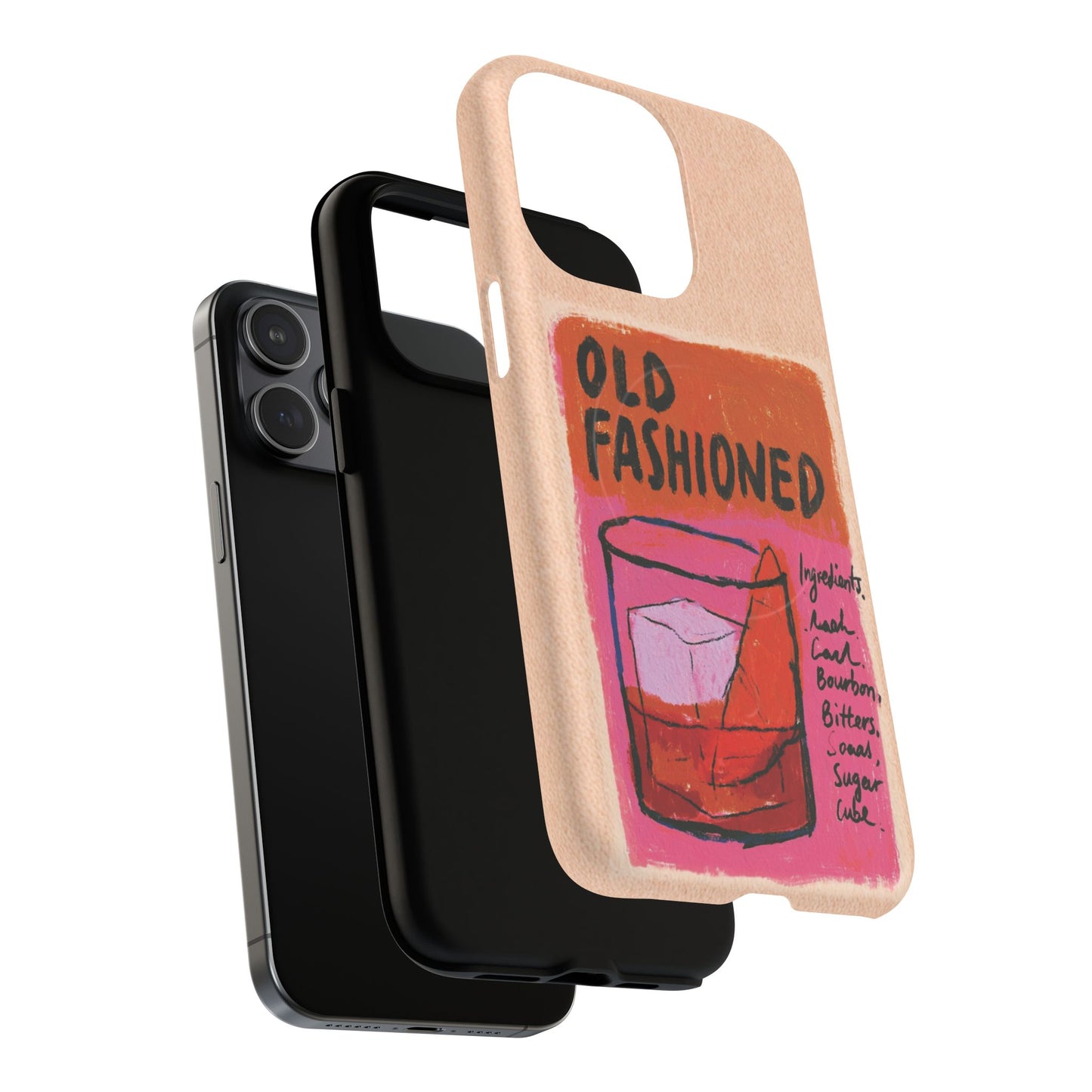 Old Fashioned Phone Case — Retro Cocktail iPhone Magnetic Case