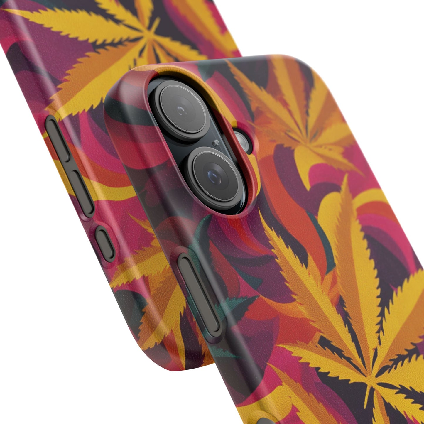 Autumn Vibe Cannabis Snap Case for IPhones and Samsungs Custom