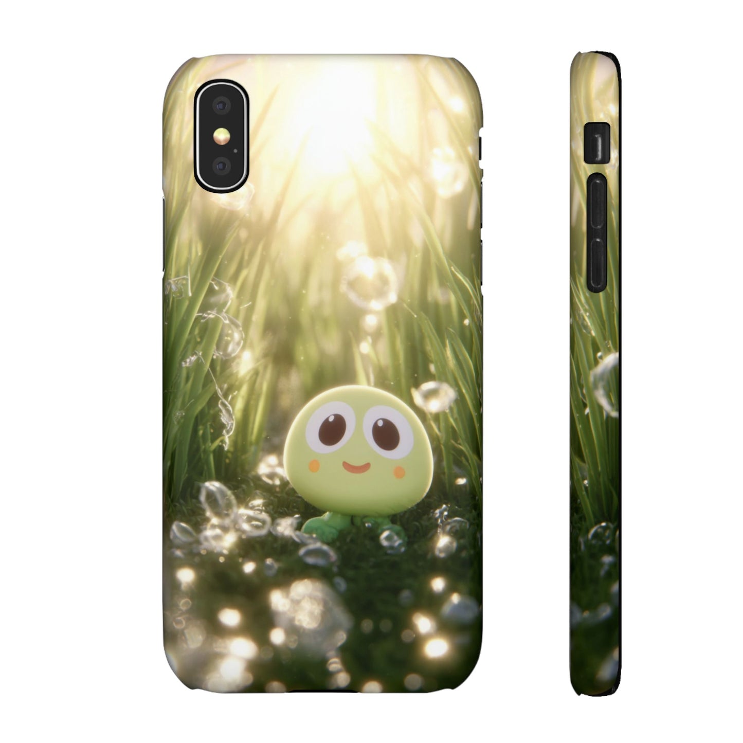 Cute Nature-Inspired Snap Case, Cartoon Phone Cover, Eco-Friendly Gift, Fun Accessory, Personalized Phone Case, Nature Lover's Gift