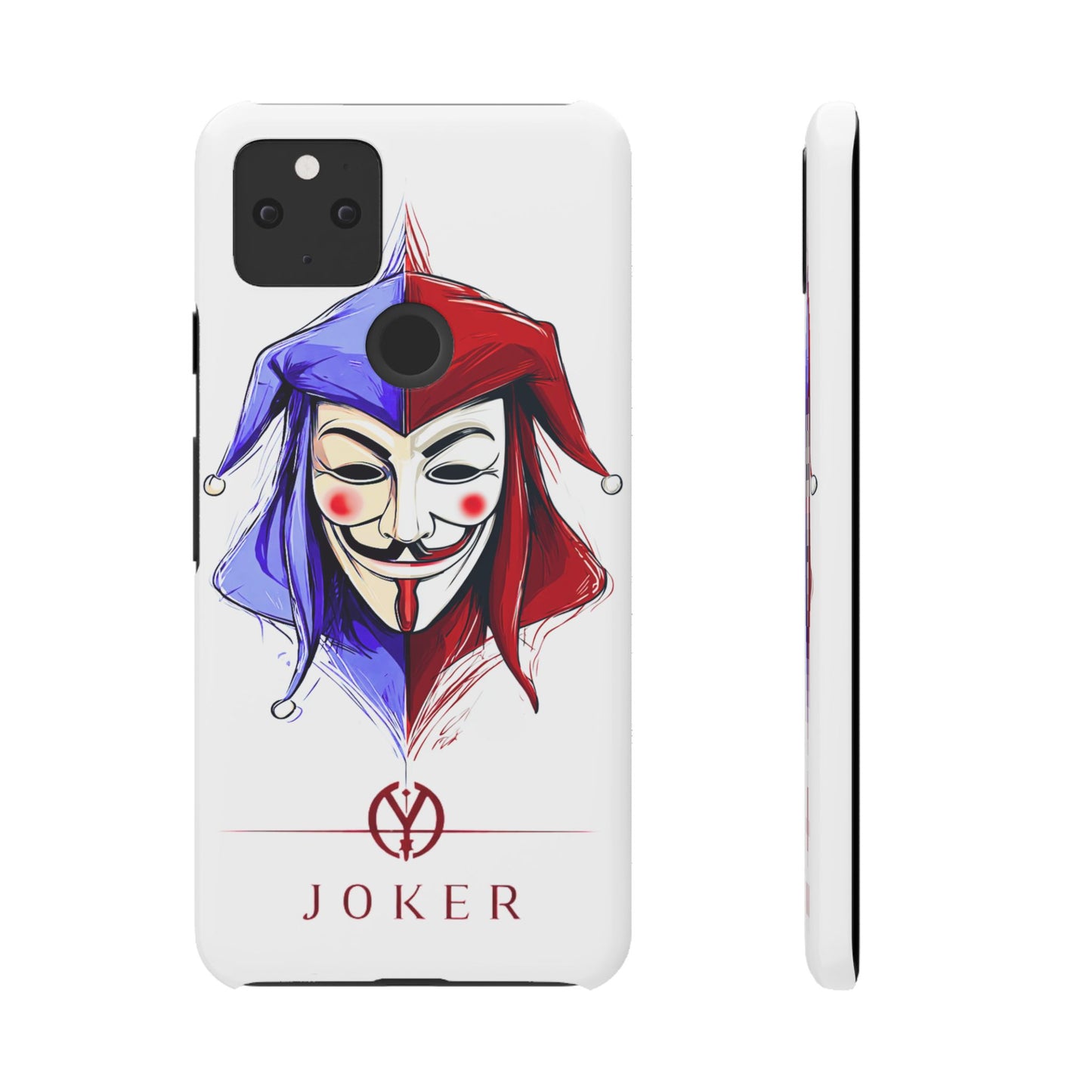 Joker & Anonimous Reunited Guy Fawkes Art Snap Case and Protective Phone Cover For iPhone and Samsung