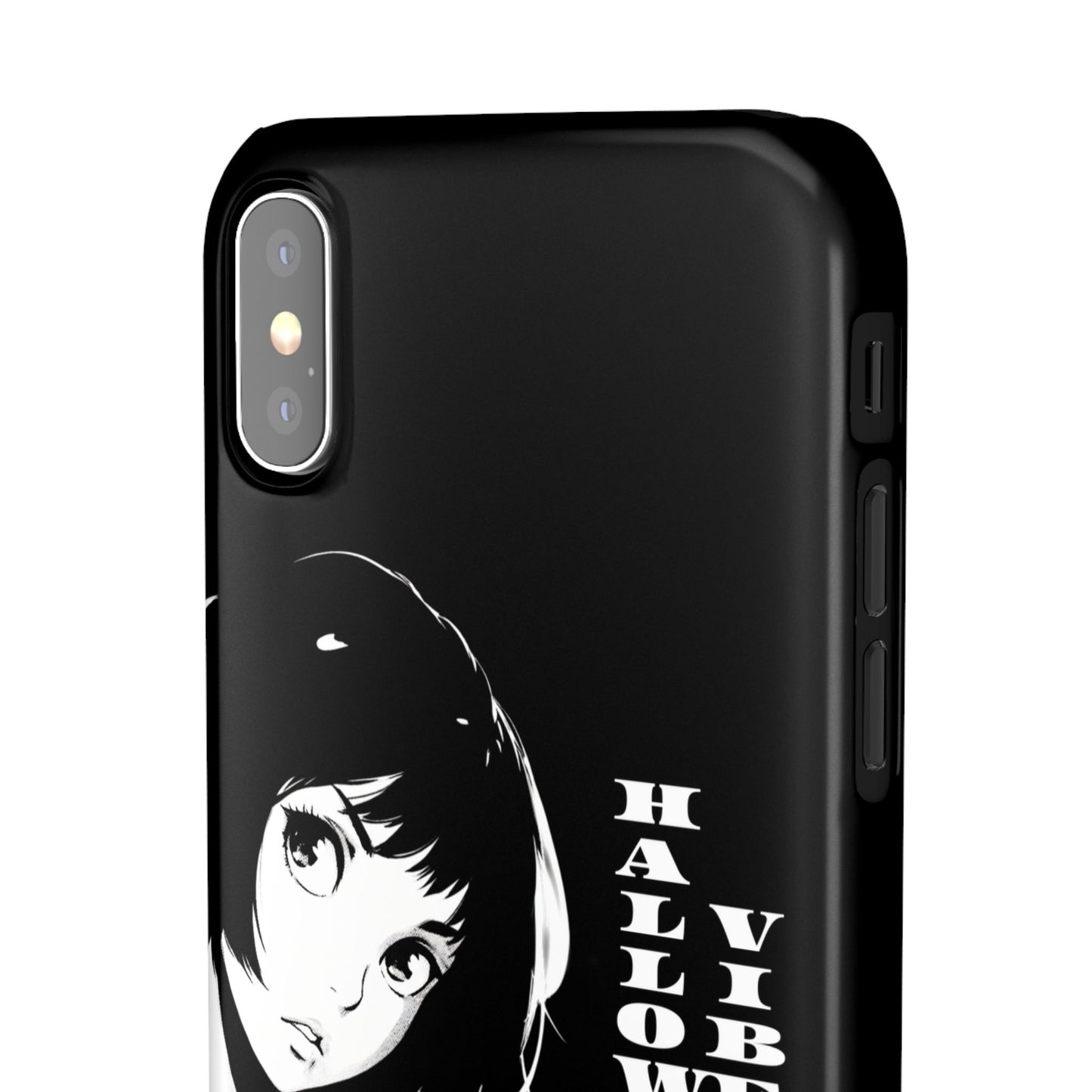 Halloween Vibes Snap Case Black and White Protective Phone Cover for iPhone and Samsung
