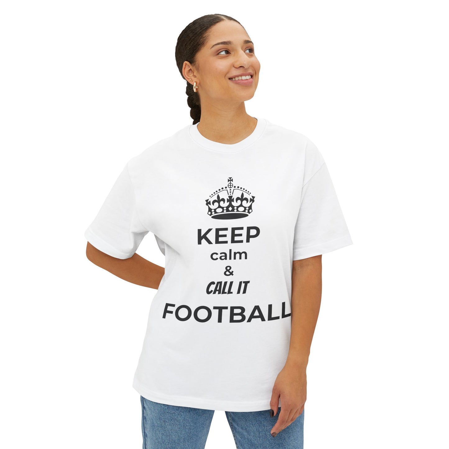 FOOTBALL Unisex Oversized Boxy Tee