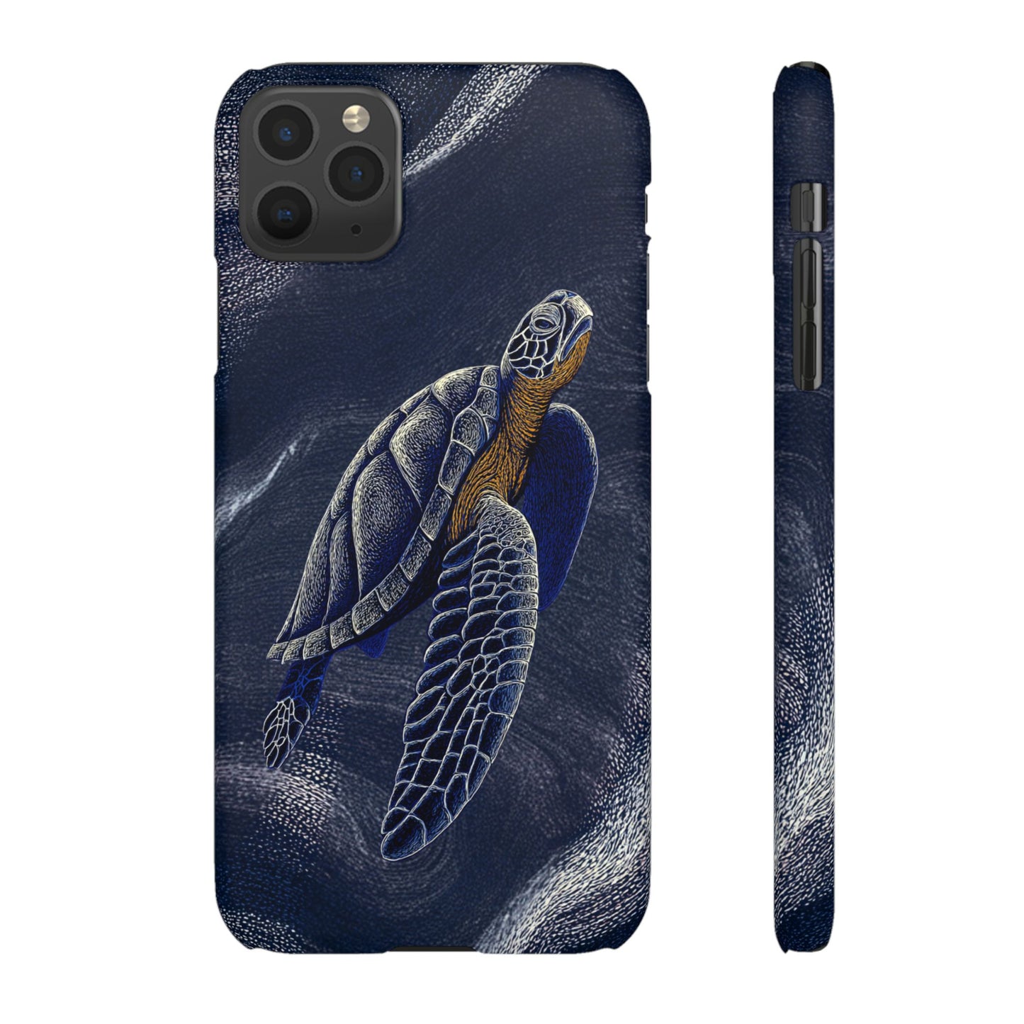Marine Turtle Snap Case for Nature Lovers Phone Covers For Iphones and Samsungs Customization