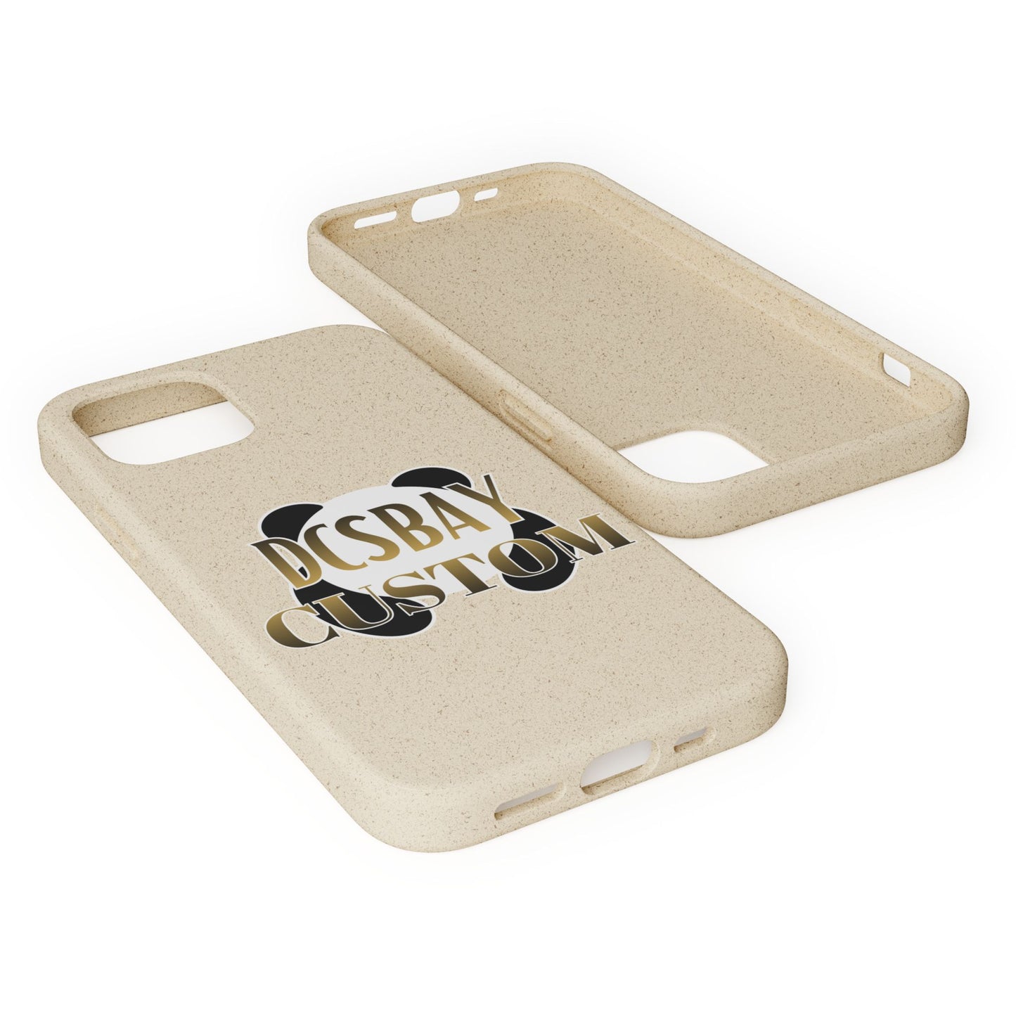Biodegradable Panda Phone Case — Eco-Friendly Customizable iPhone Cover