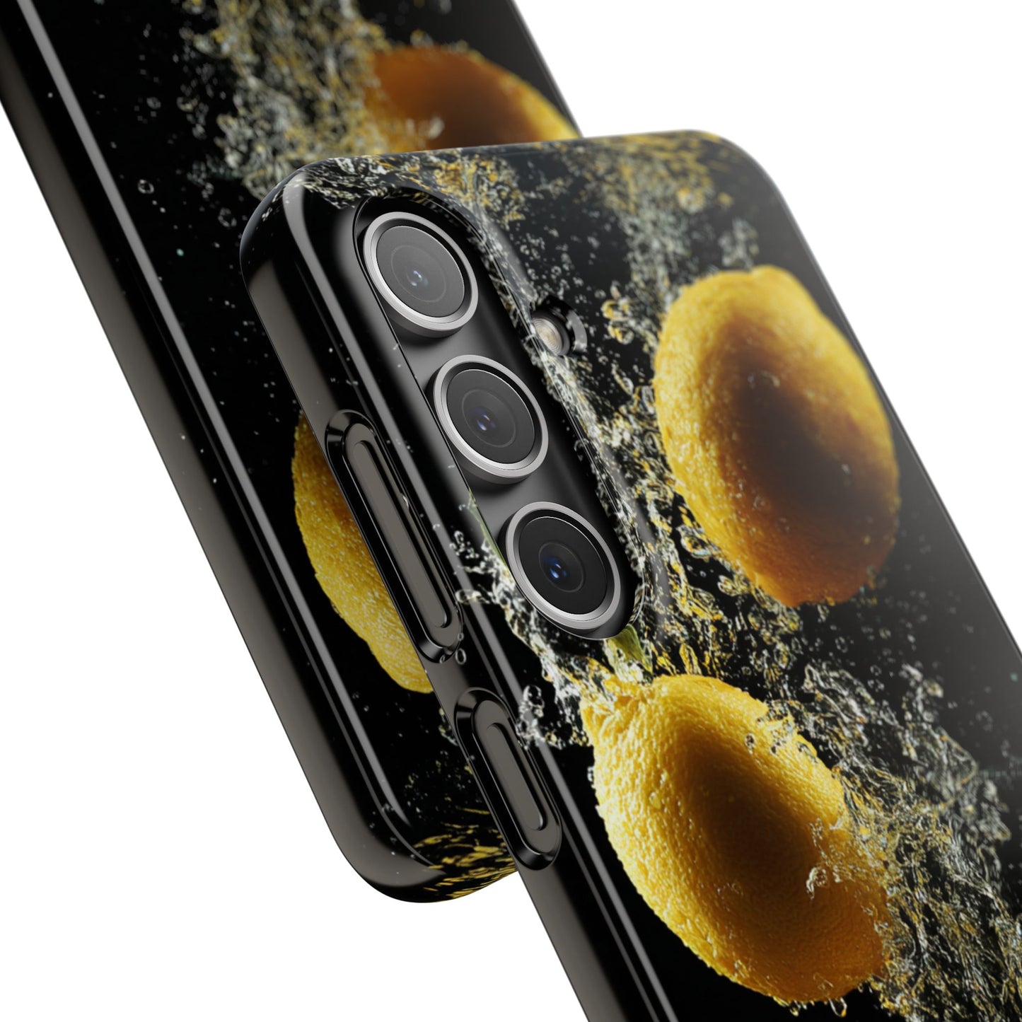 Lemon Splash Phone Case - Vibrant Snap Case, Fruit Lover Gift, Summer Vibes, Kitchen Decor, Unique Phone Accessories