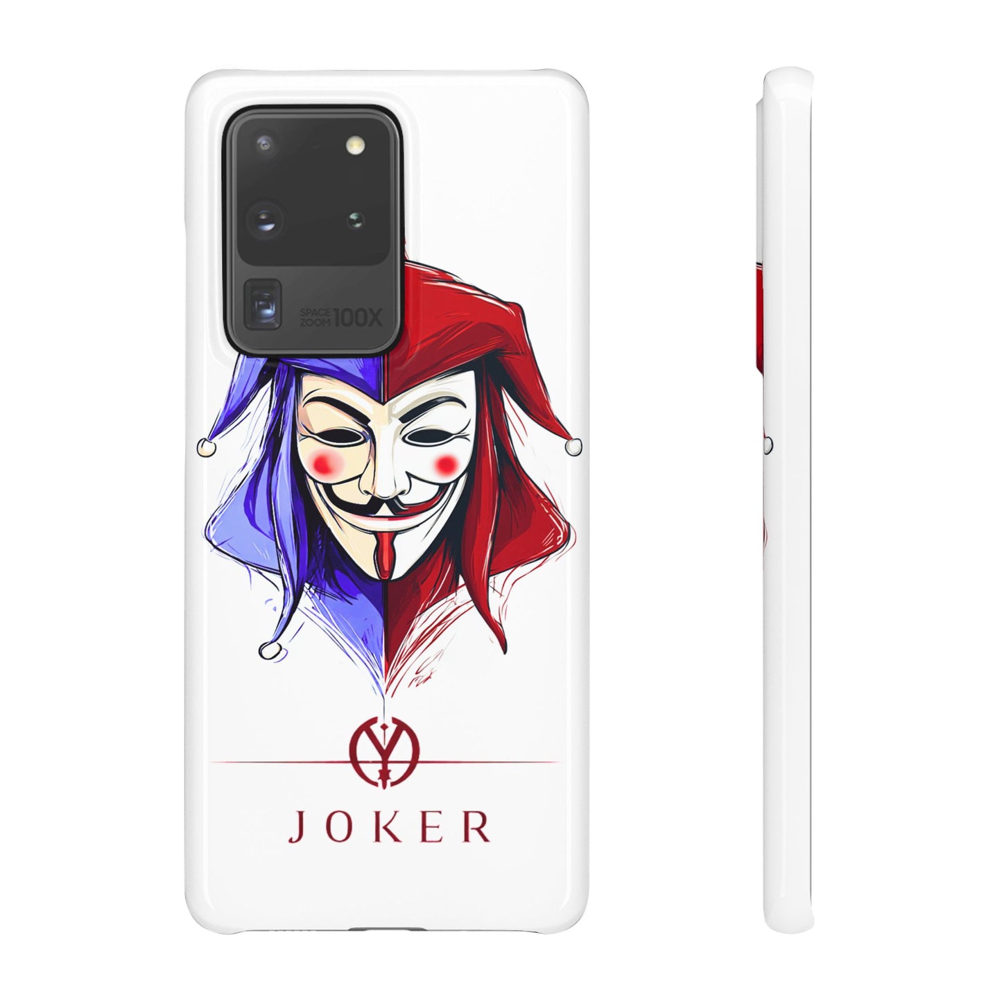Joker & Anonimous Reunited Guy Fawkes Art Snap Case and Protective Phone Cover For iPhone and Samsung