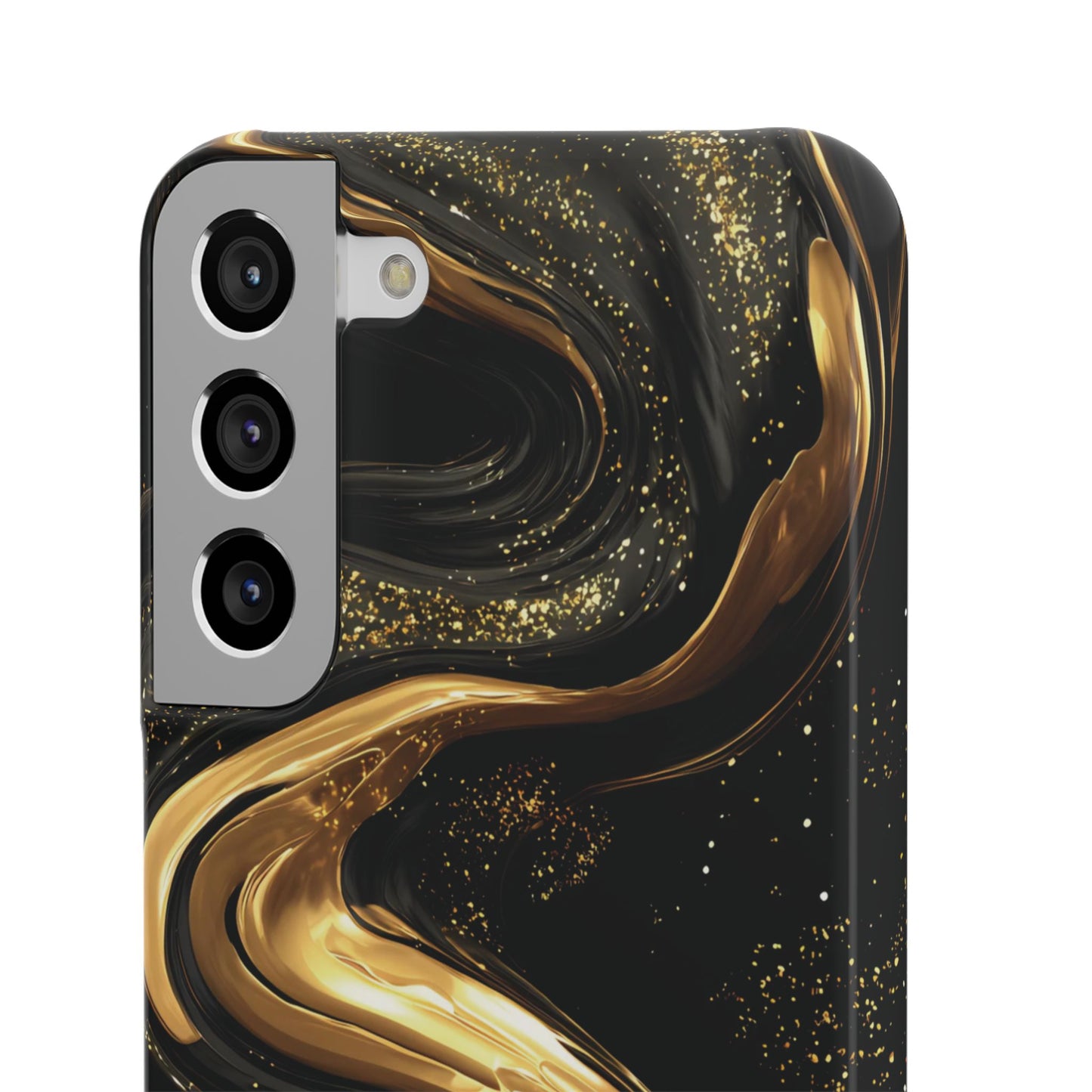 Elegant Gold Swirl Snap Case - Stylish Phone Cover, Modern Accessory, Gift for Her, Luxe Phone Case, Trendy Decor